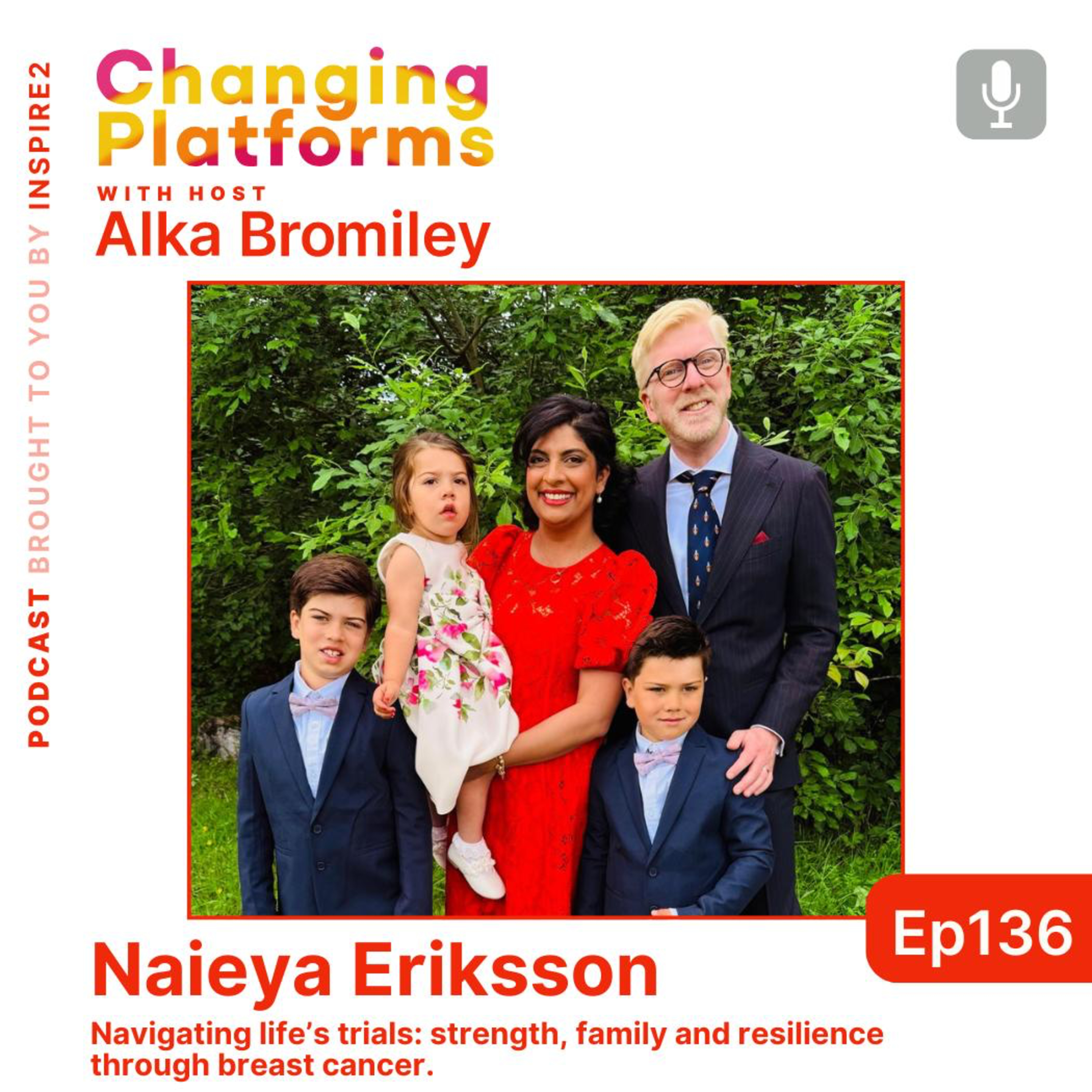 S9 EP136: Naieya Eriksson: Navigating life’s trials: strength, family and resilience through breast cancer.