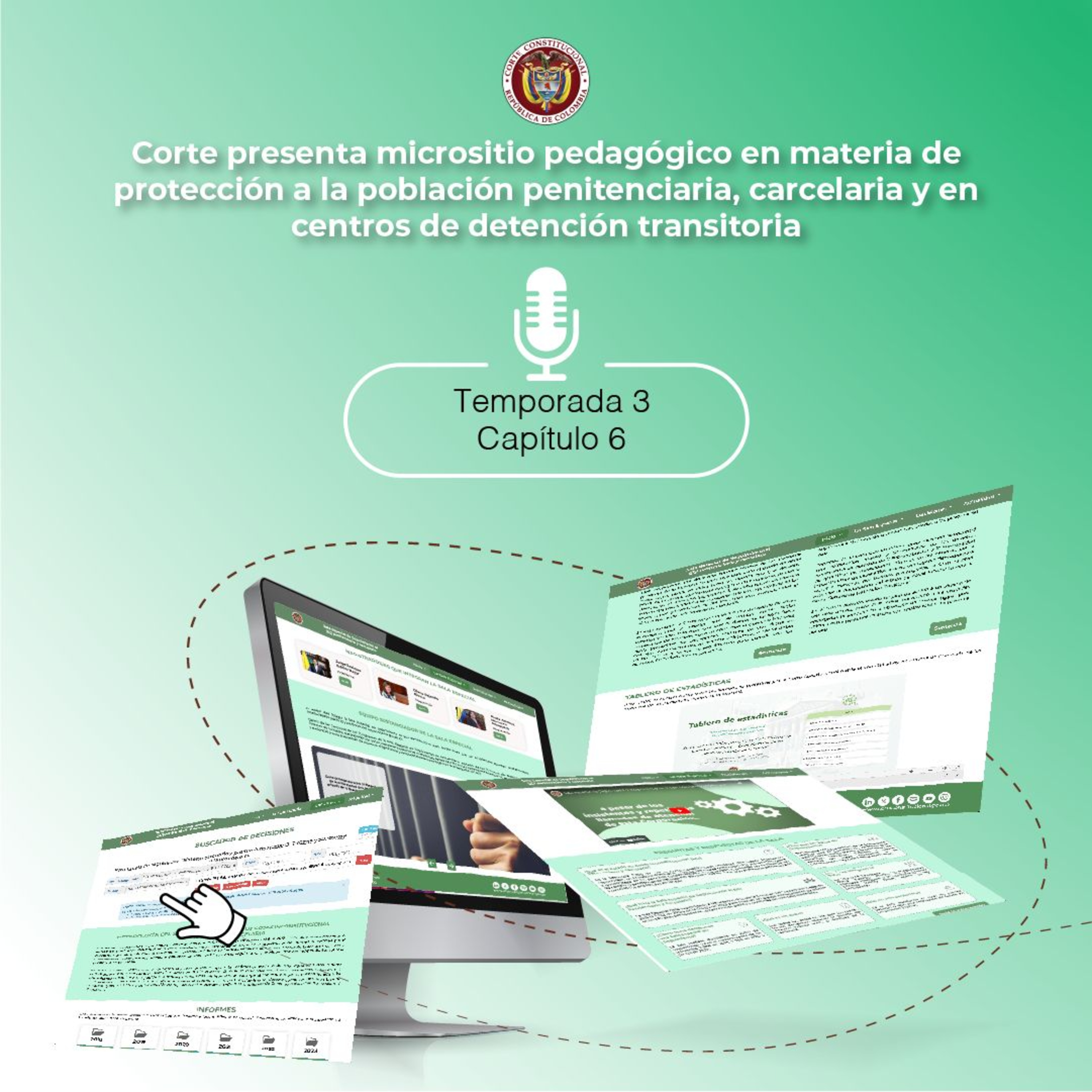 Micrositio pedagógico en materia de protección a la población privada de la libertad episode artwork