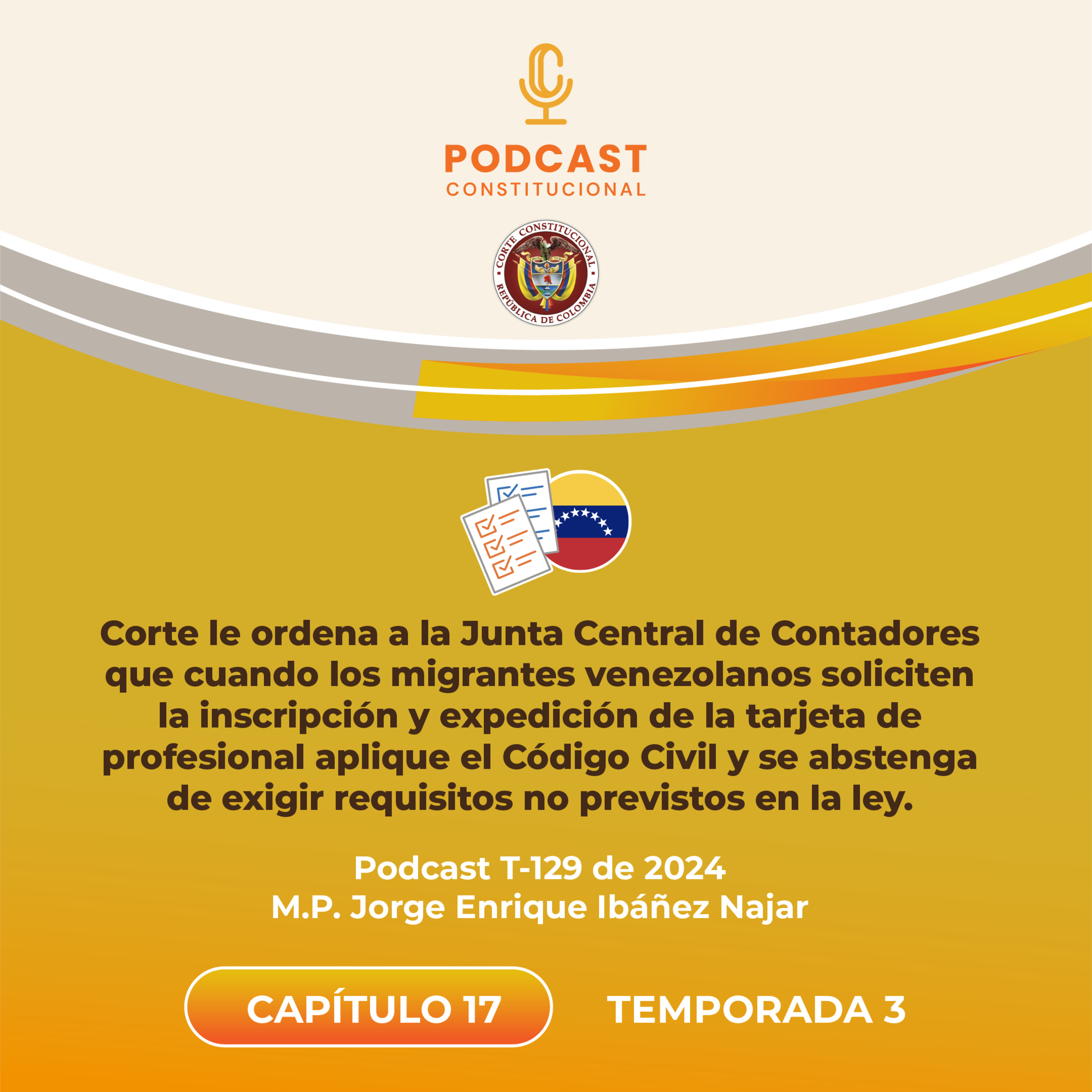 Expedición de tarjeta profesional de contadores a migrantes venezolanos episode artwork
