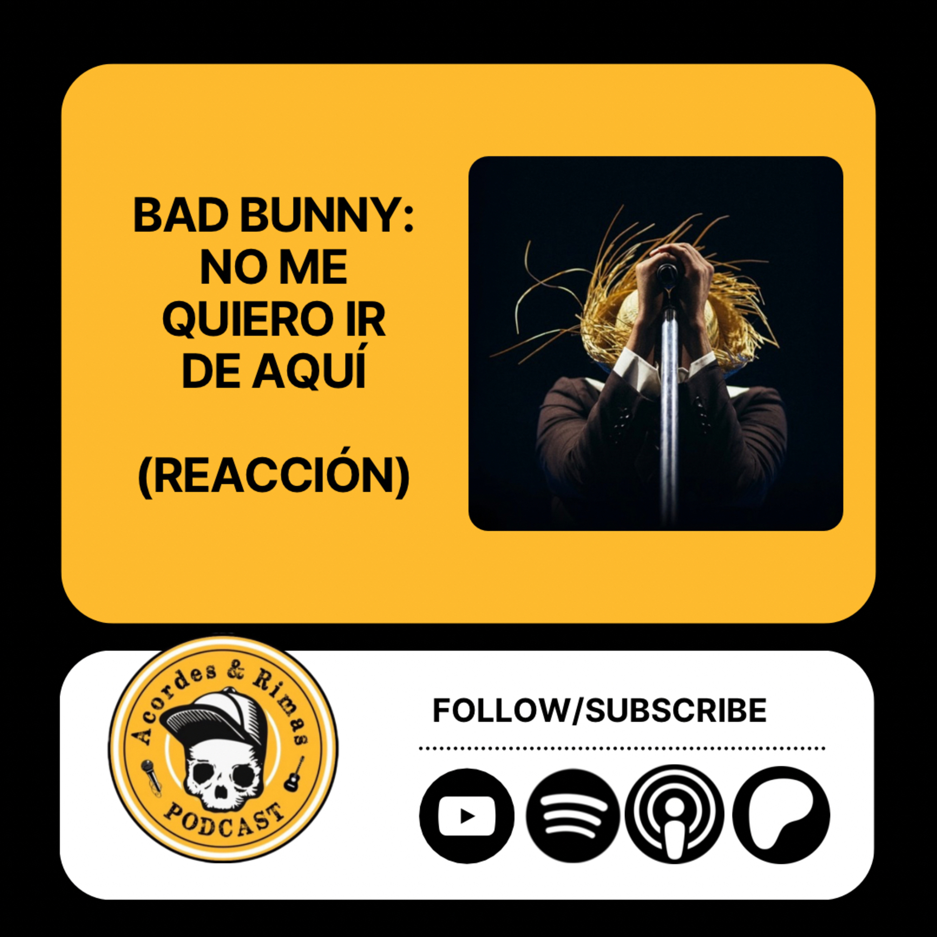 Ep 447 - Bad Bunny: No me quiero ir de aquí (Reacción) episode artwork