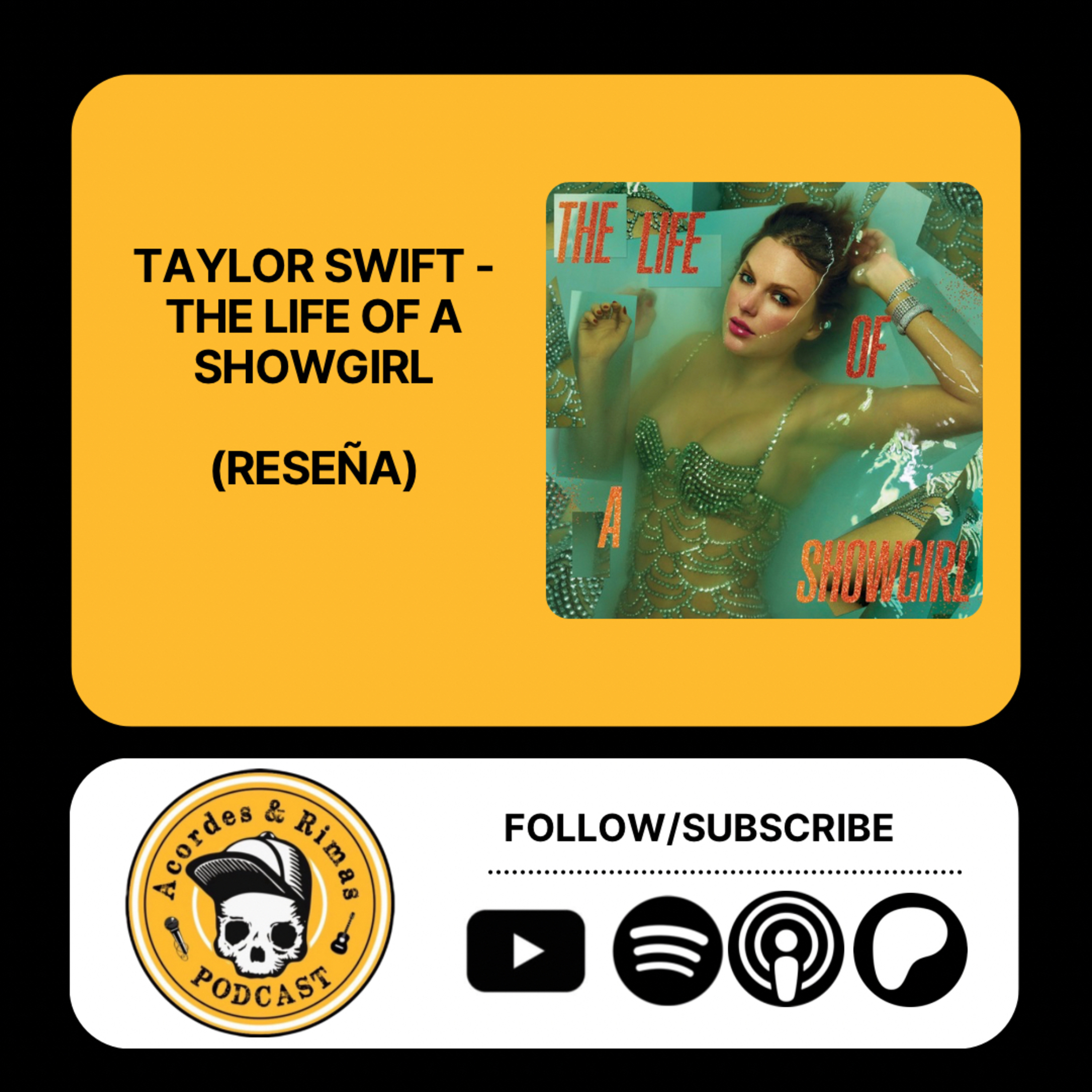 Ep 457 - Taylor Swift - The Life of a Showgirl (Reseña) episode artwork
