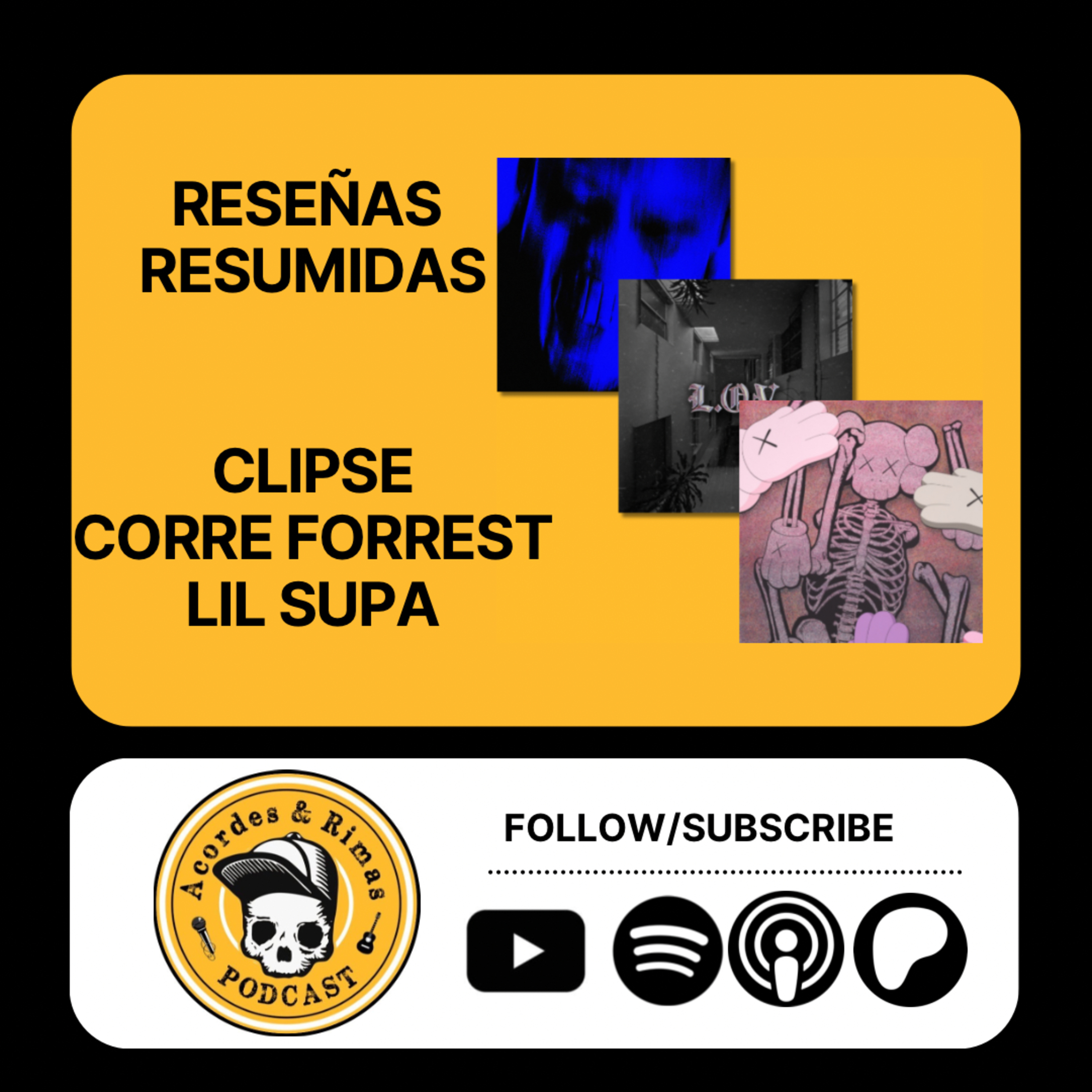 Ep 464 - Reseñas Resumidas: Clipse | Corre Forrest! | Lil Supa episode artwork