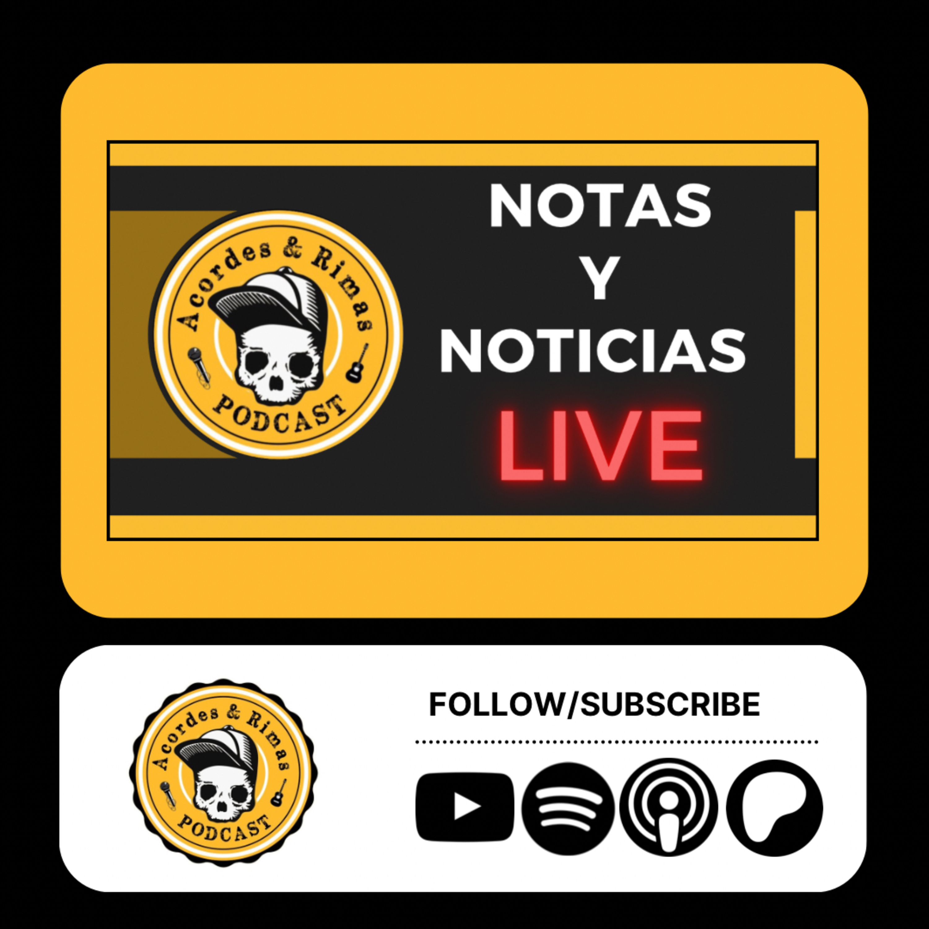 Ep 482 - Notas y Noticias Live (RIP Willie Colón) episode artwork