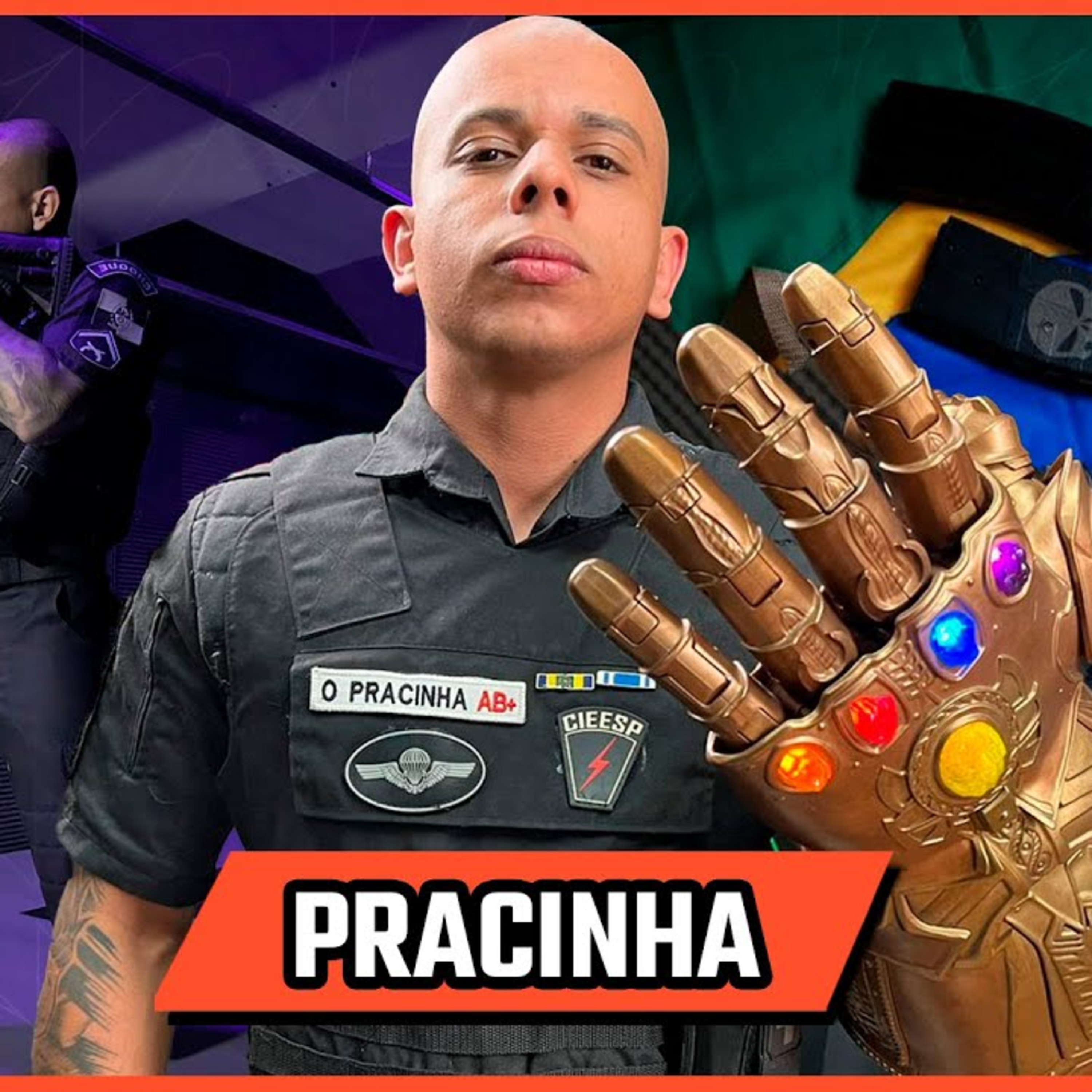 O PRACINHA - POLICIAL FACA na CAVEIRA - Podcast 3 irmãos #558 episode artwork