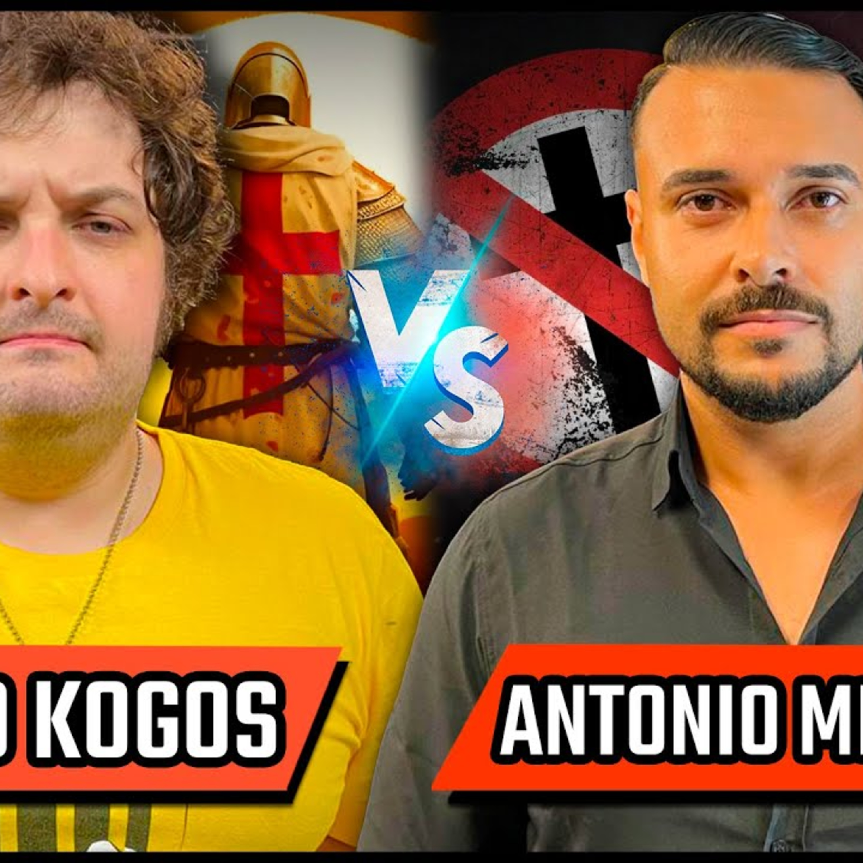 PAULO KOGOS E ANTONIO MIRANDA - TEMPLARIO VS ATEU - DEBATE HISTÓRICO - Podcast 3 Irmãos #617 episode artwork