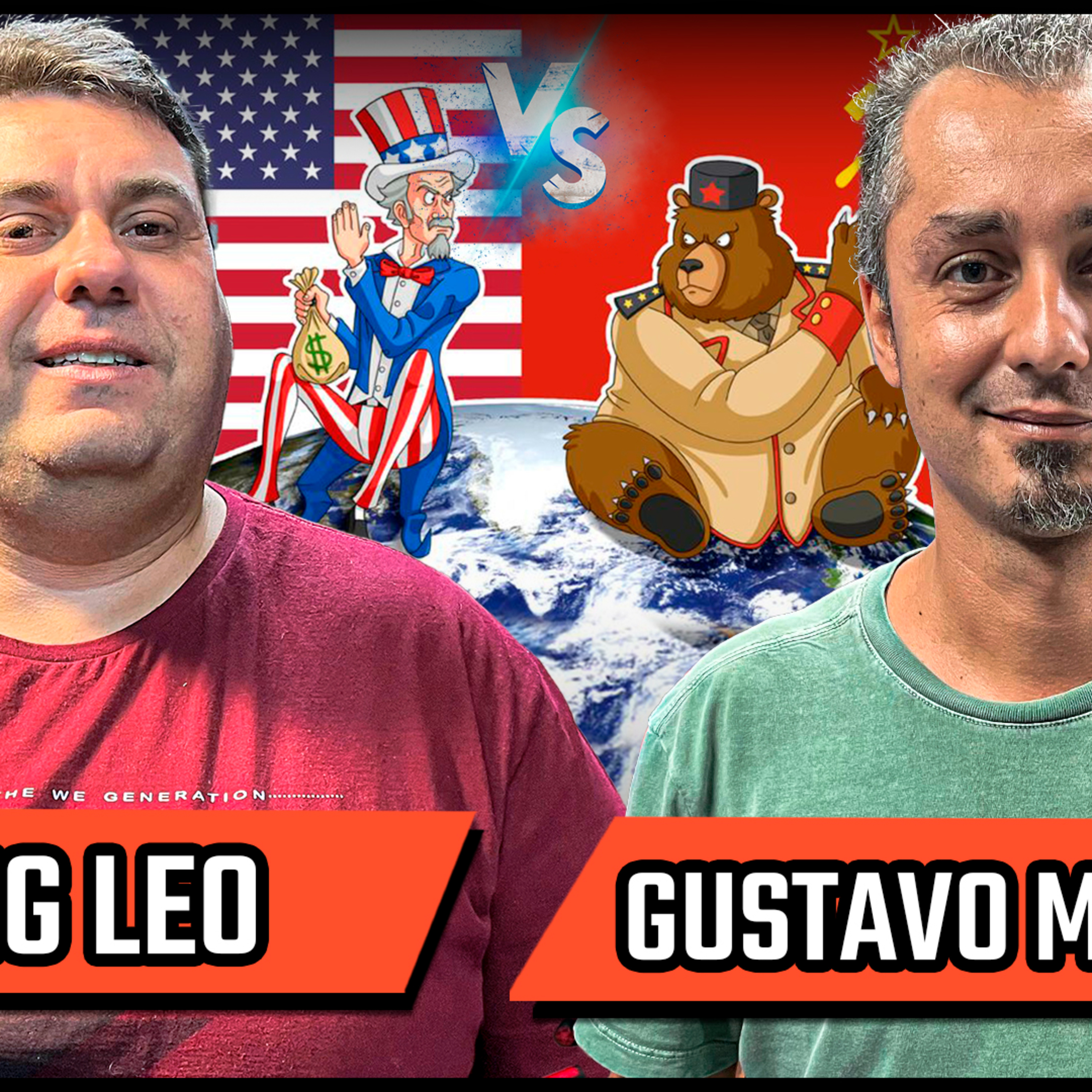 DEBATE - ENG LEO x GUSTAVO MACHADO (orientação marxista) - PODCAST 3 IRMÃOS #674 episode artwork