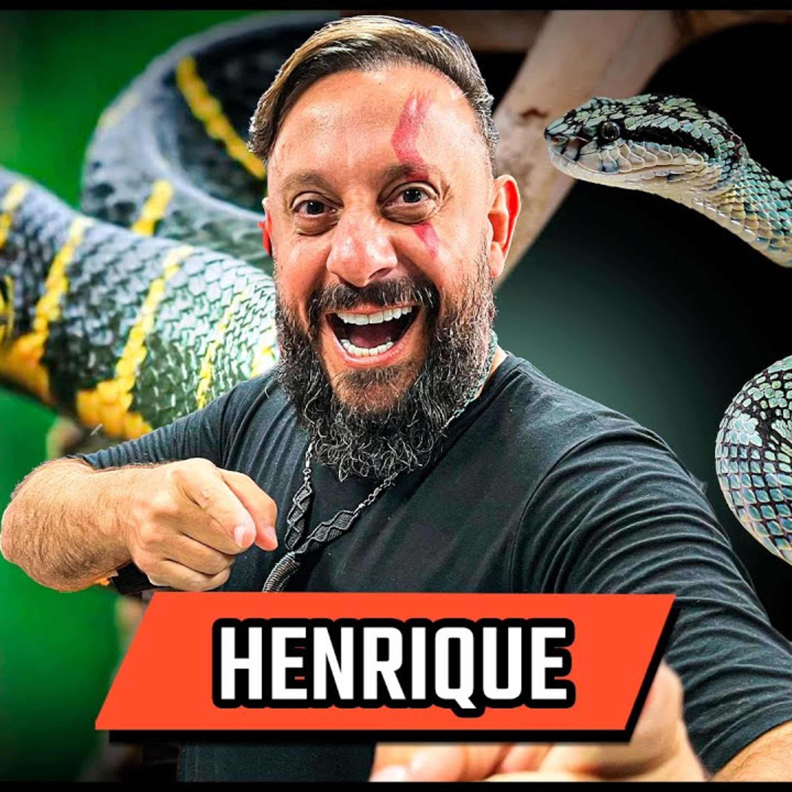 BIÓLOGO HENRIQUE - ENCANTADOR DE SERPENTE - PODCAST 3 IRMÃOS #687 episode artwork
