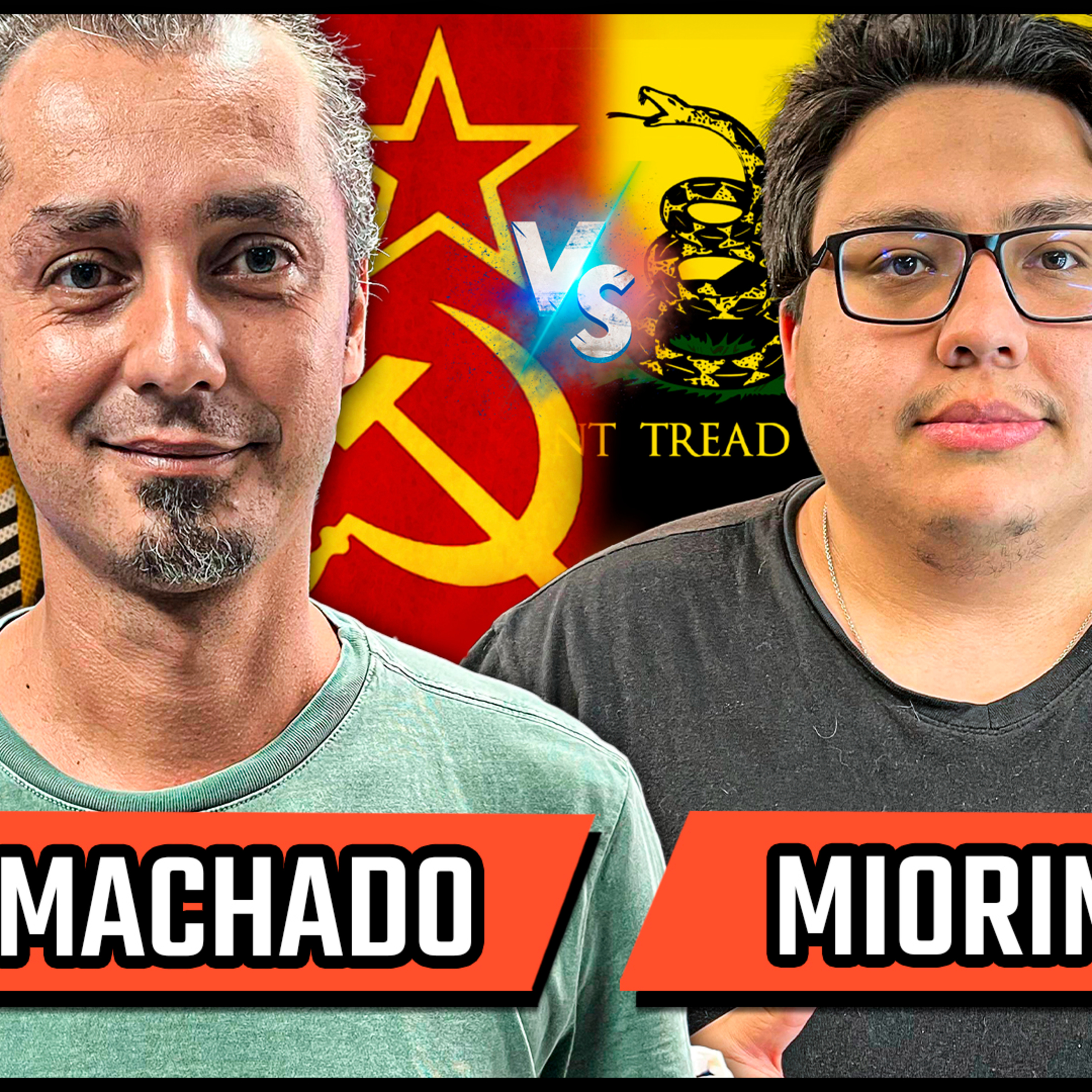 GUSTAVO MACHADO X MIORIM - DEBATE COMUNISTA x ANCAP - PODCAST 3 IRMÃOS #701 episode artwork