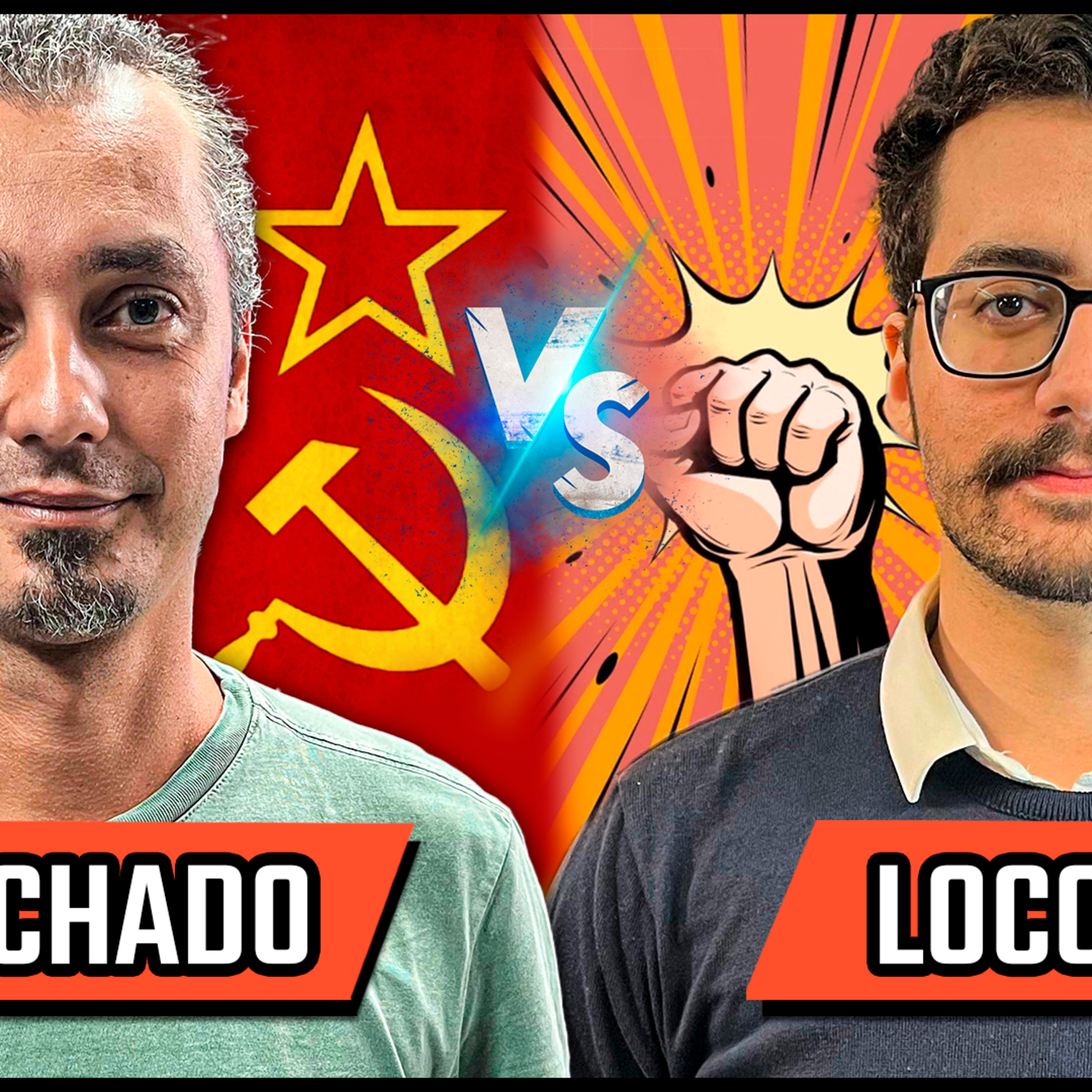 GUSTAVO MACHADO X LOCONTE - DEBATE COMUNISTA x SOCIAL DEMOCRATA- PODCAST 3 IRMÃOS #702 episode artwork