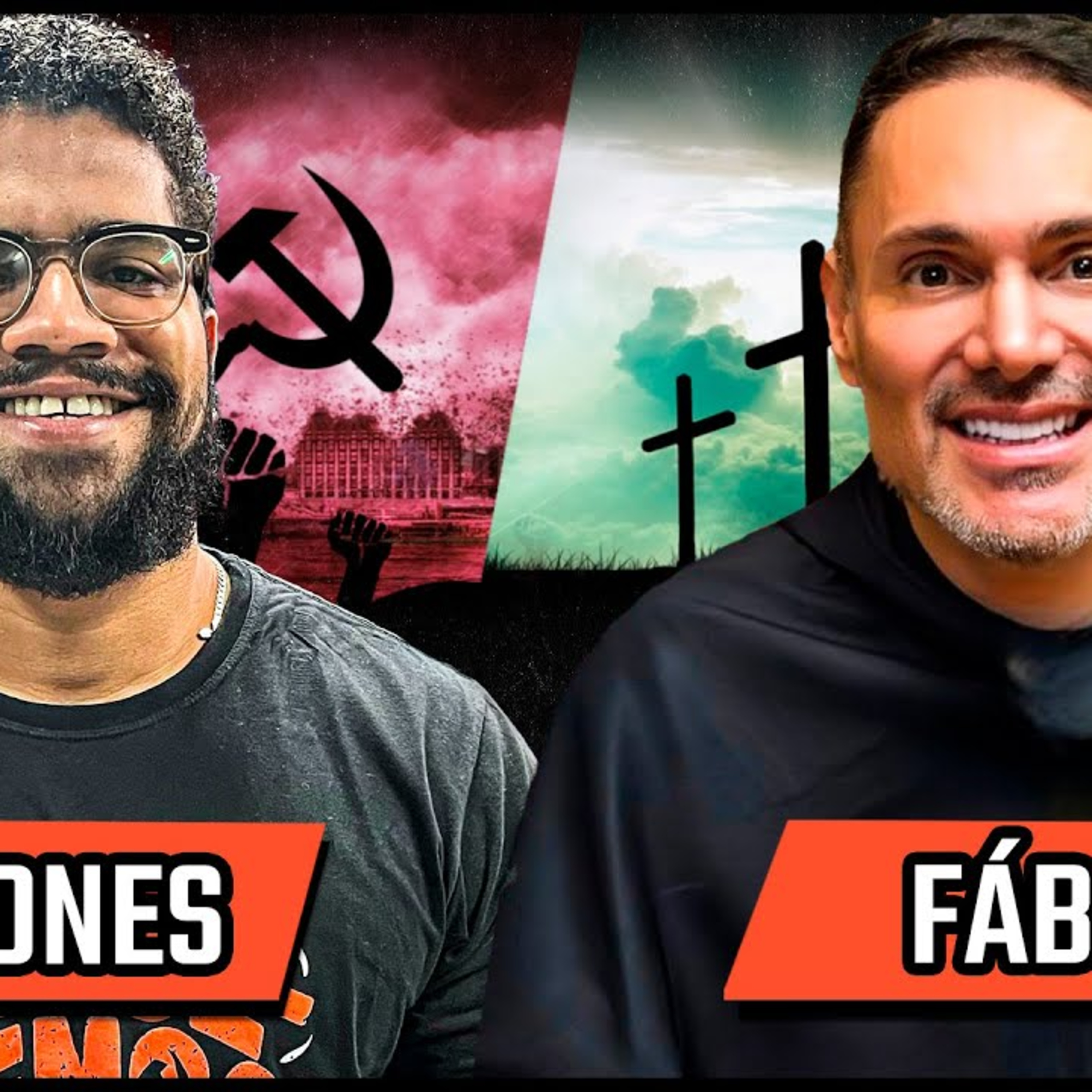 JONES MANOEL e PADRE FÁBIO MARINHO - COMUNISTA x PADRE - PODCAST 3 IRMÃOS #747 episode artwork