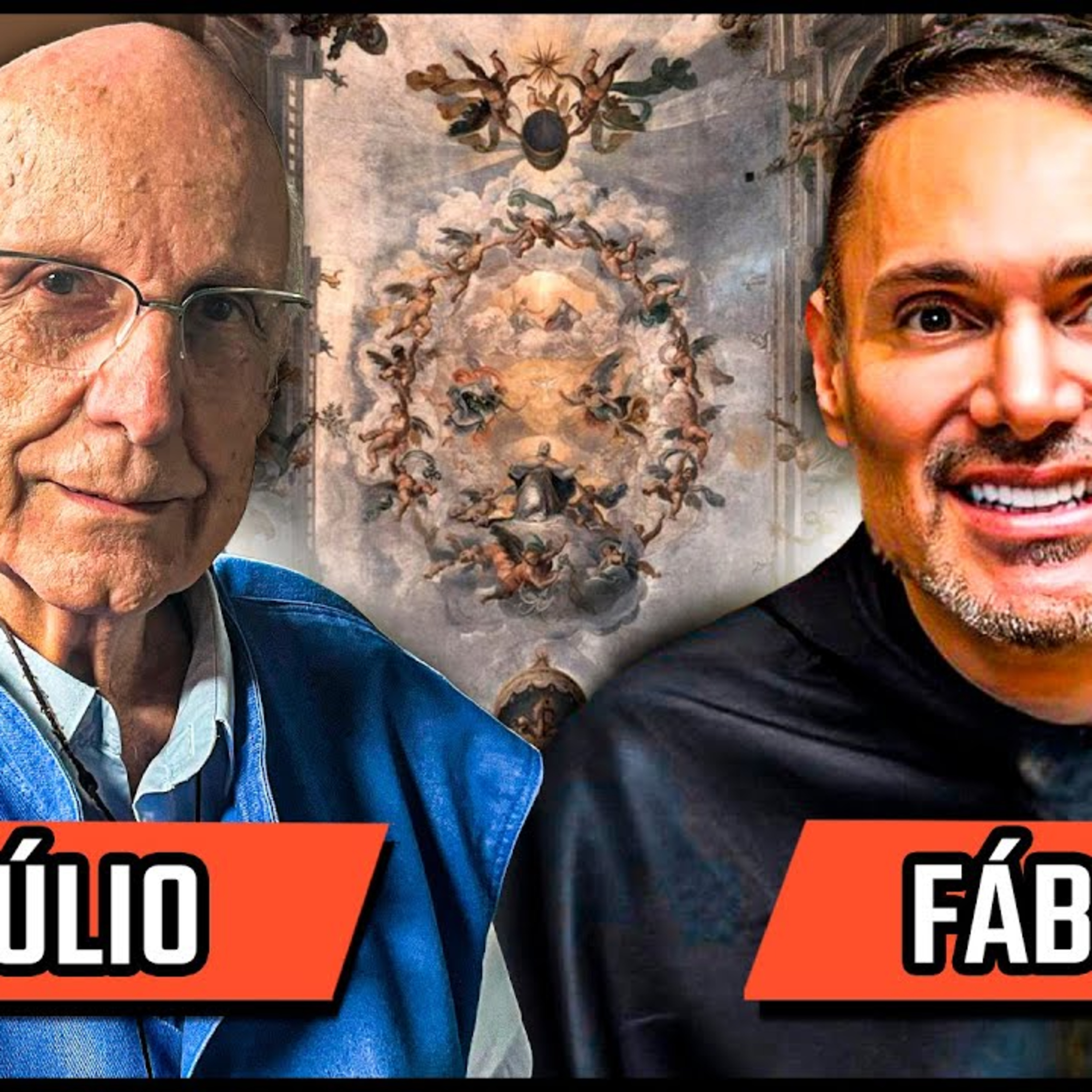 PADRE FÁBIO MARINHO e PADRE JÚLIO LANCELLOTTI - PODCAST 3 IRMÃOS #752 episode artwork