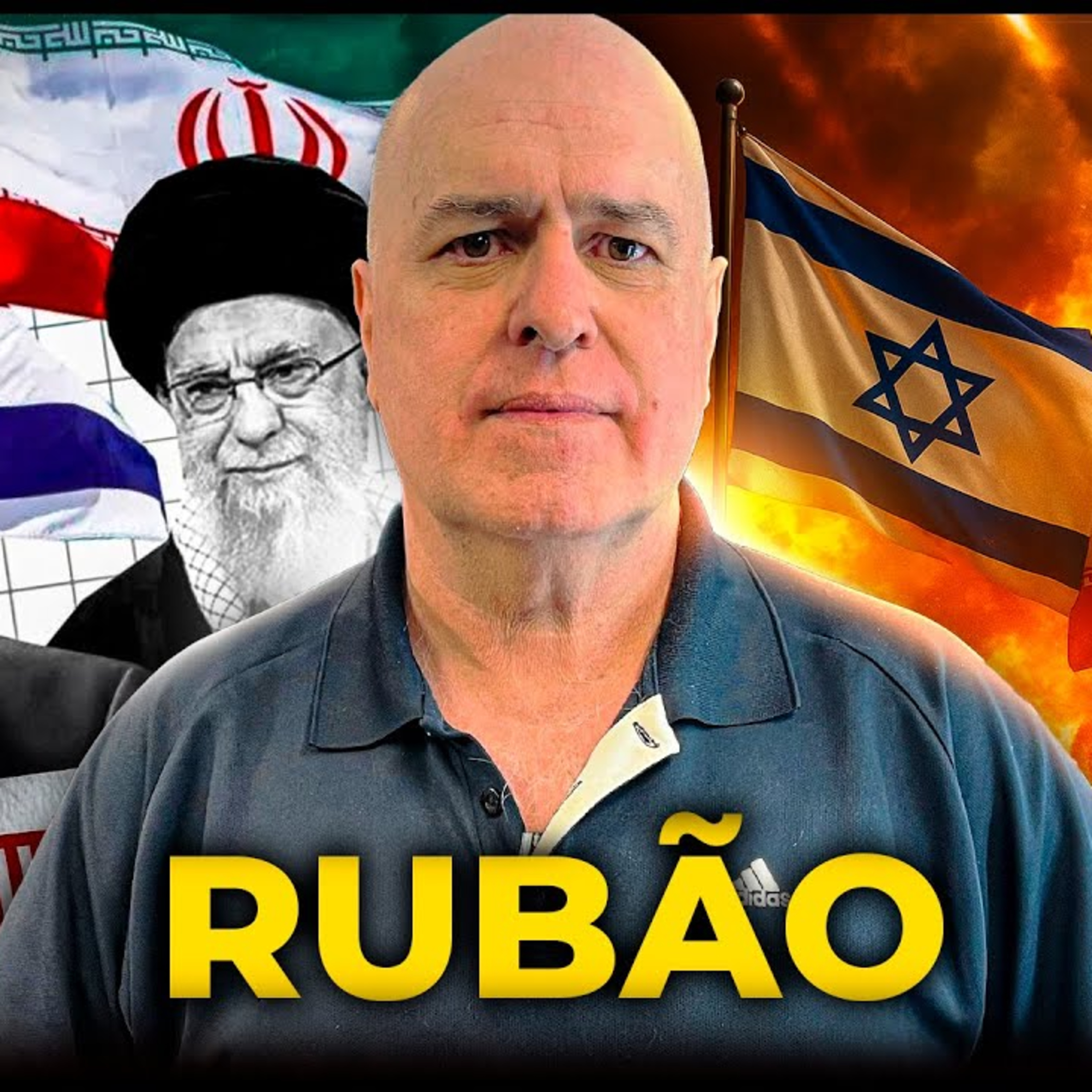 RUBEM GONZALEZ (RUBÃO) - IRÃ x ISRAEL - A 3ªGUERRA MUNDIAL COMEÇOU ? - Podcast 3 Irmãos #760 episode artwork