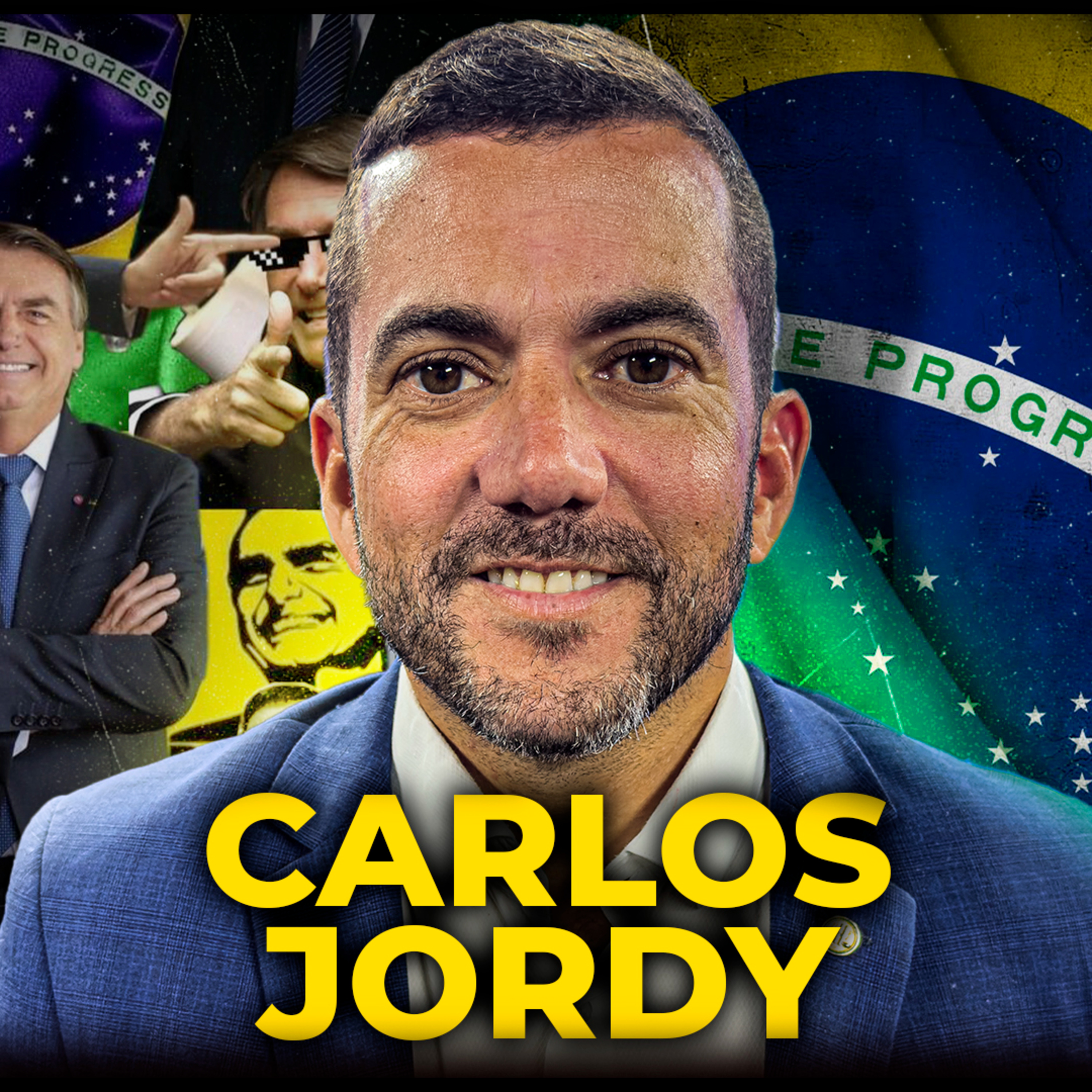CARLOS JORDY - O BOLSONARO É UMA VÍTIMA DO STF? - PODCSAT 3 IRMÃOS #821 episode artwork