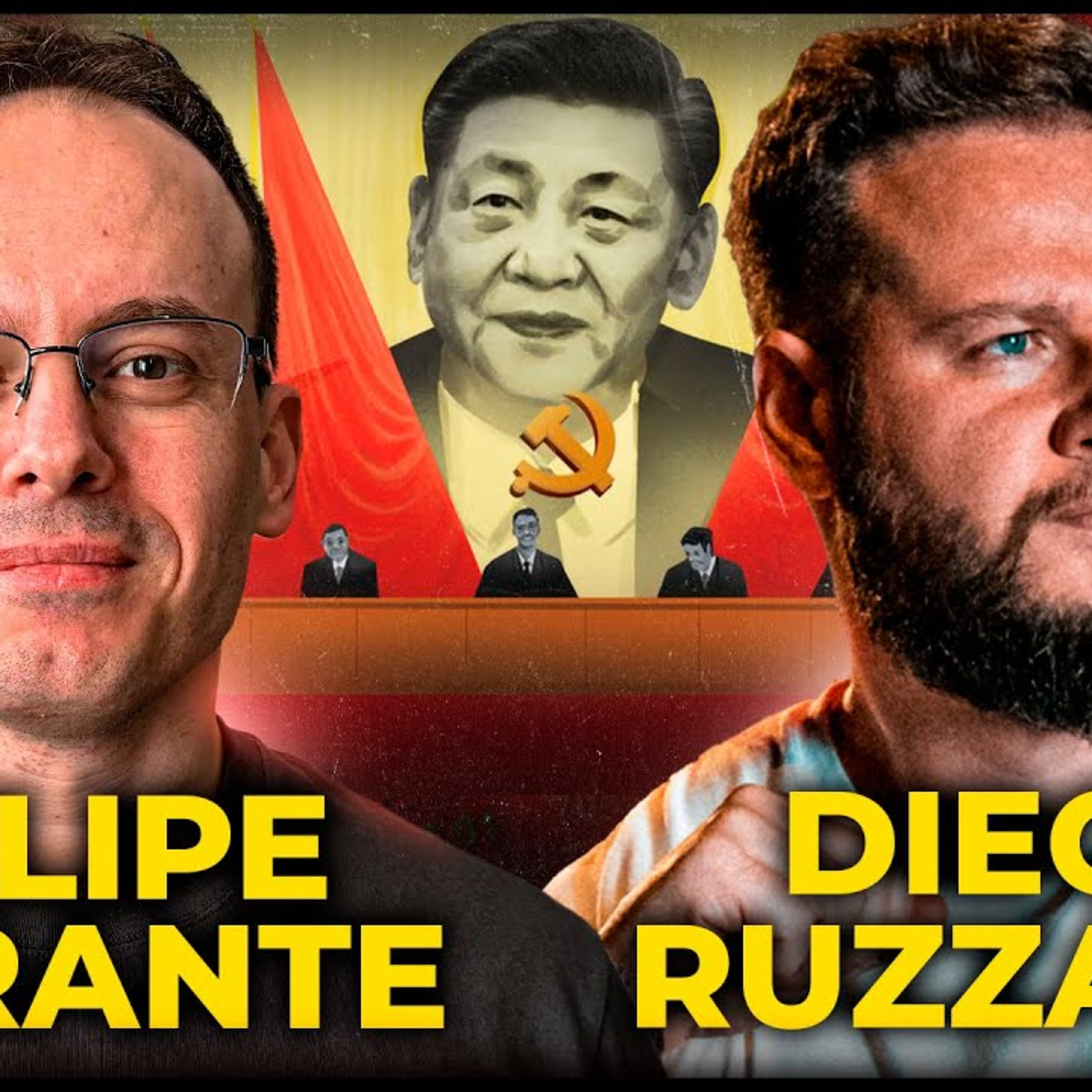 FELIPE DURANTE e DIEGO RUZZARIN - A CHINA É SOCIALISTA ou CAPITALISTA - PODCAST 3 IRMÃOS #839 episode artwork