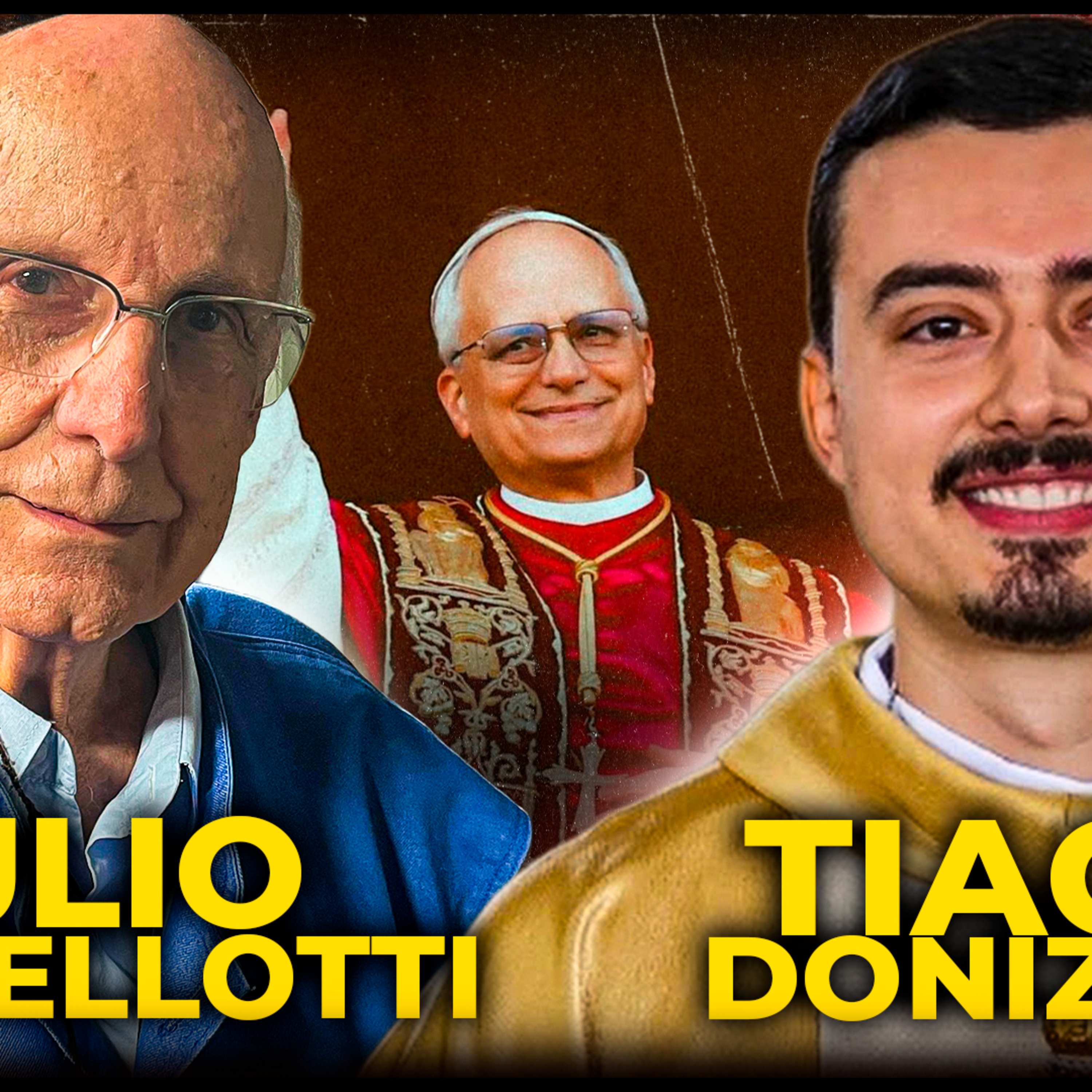 PADRE JÚLIO LANCELLOTTI e PADRE TIAGO - PODCAST 3 IRMÃOS #866 episode artwork