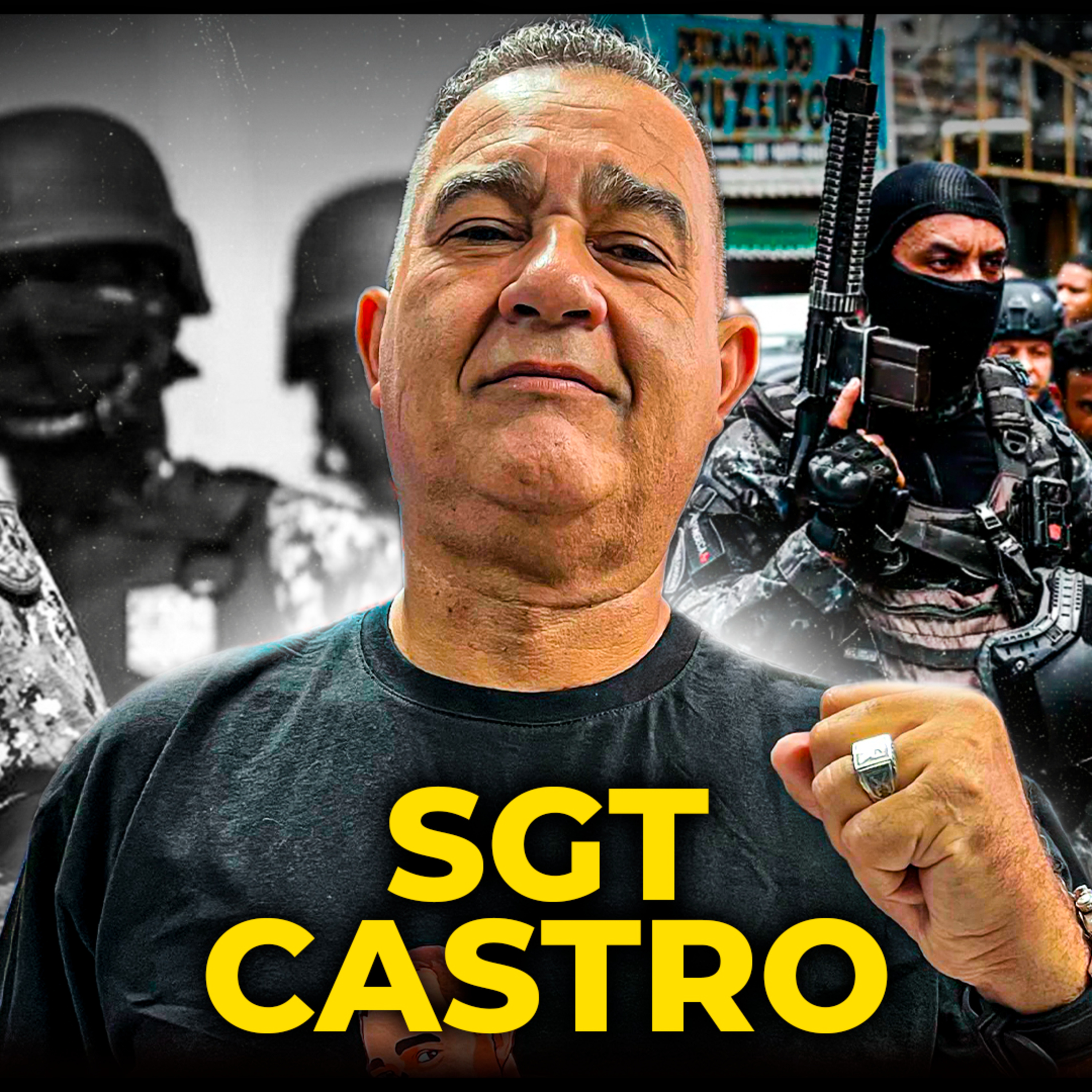 SGT CASTRO - A ESQUERDA ENTENDE DE SEGURANÇA PÚBLICA? - PODCAST 3 IRMÃOS #868 episode artwork