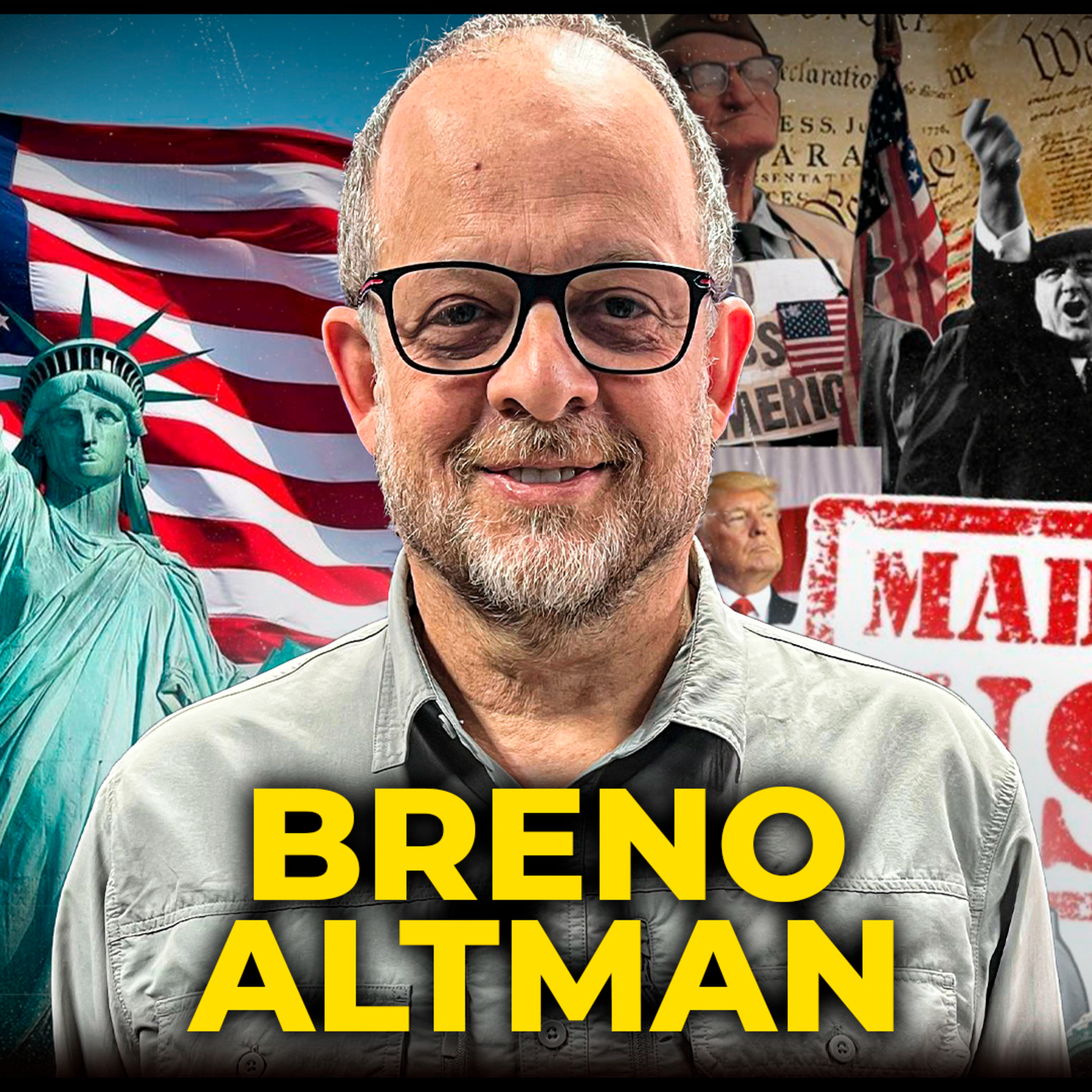 BRENO ALTMAN - A HISTÓRIA DOS EUA - PODCAST 3 IRMÃOS #871 episode artwork