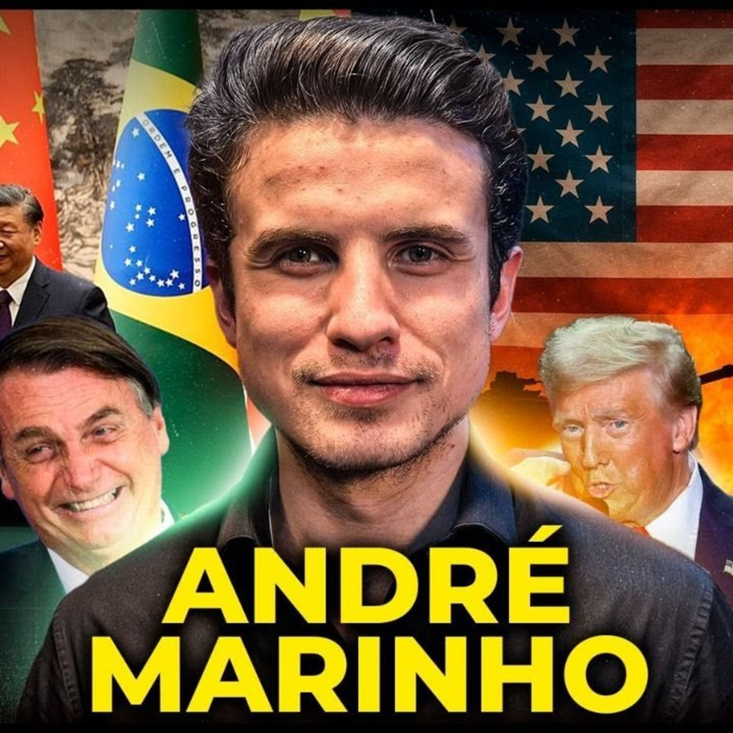 ANDRE MARINHO - BRASIL, VENEZUELA e EUA - PODCAST 3 IRMÃOS # 895 episode artwork