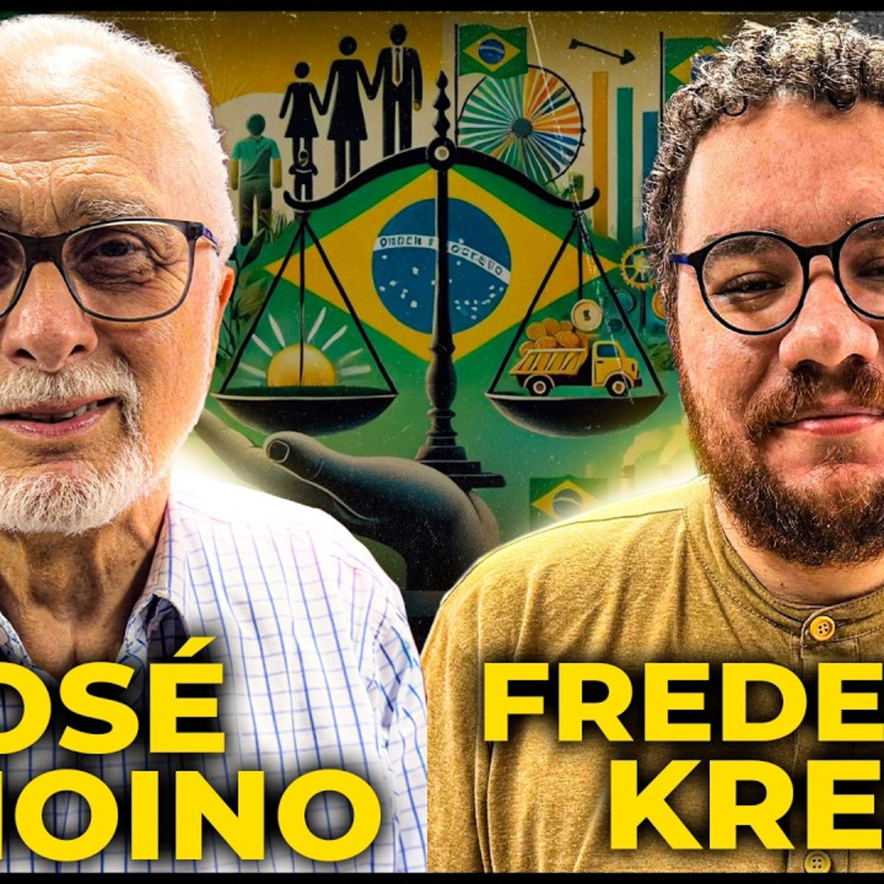O PT TRAIU O POVO? JOSÉ GENOINO e FREDERICO KREPE - PODCAST 3 IRMÃOS #910 episode artwork
