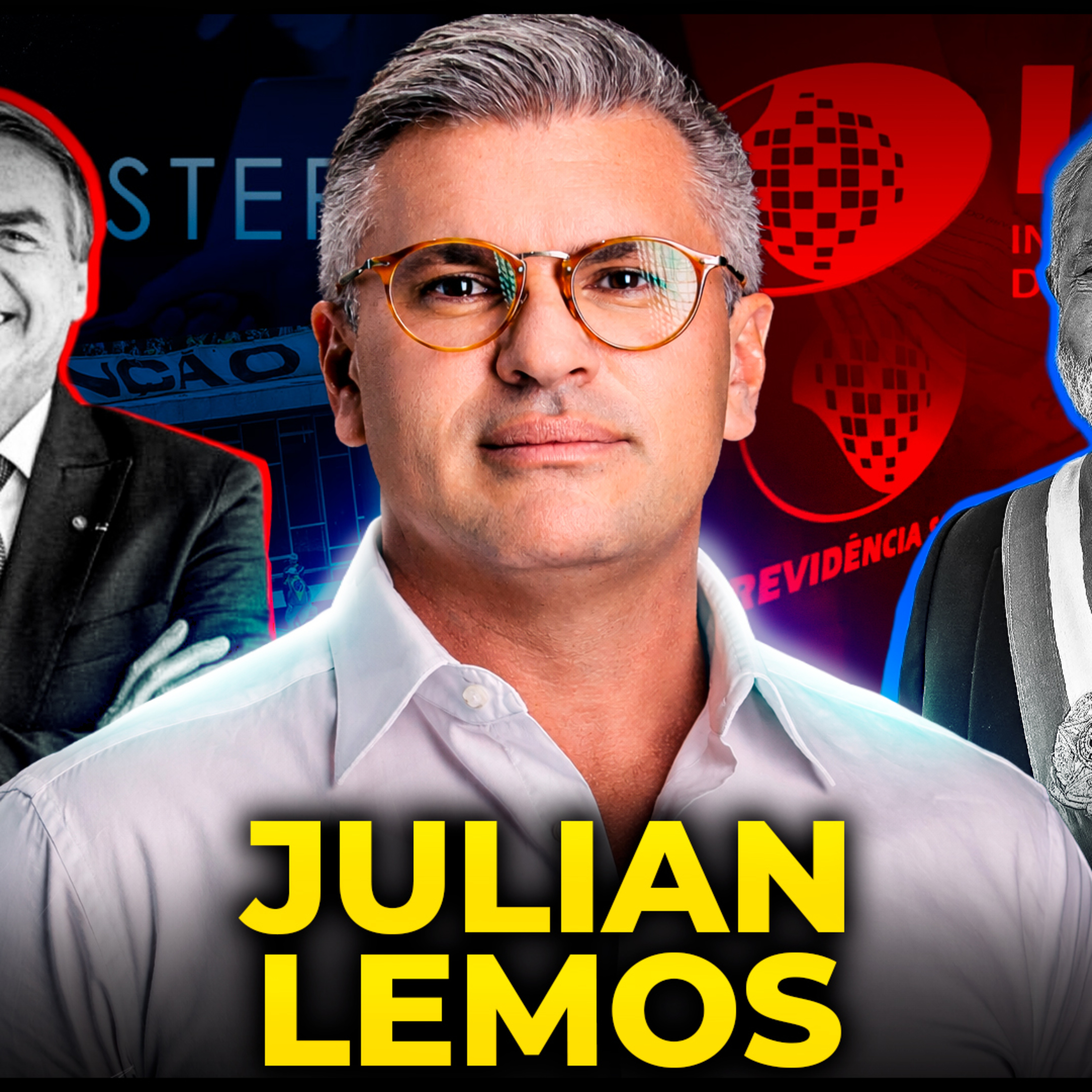 OS SEGREDOS OBSCUROS DO BOLSONARISMO - JULIAN LEMOS - PODCAST 3 IRMÃOS #956