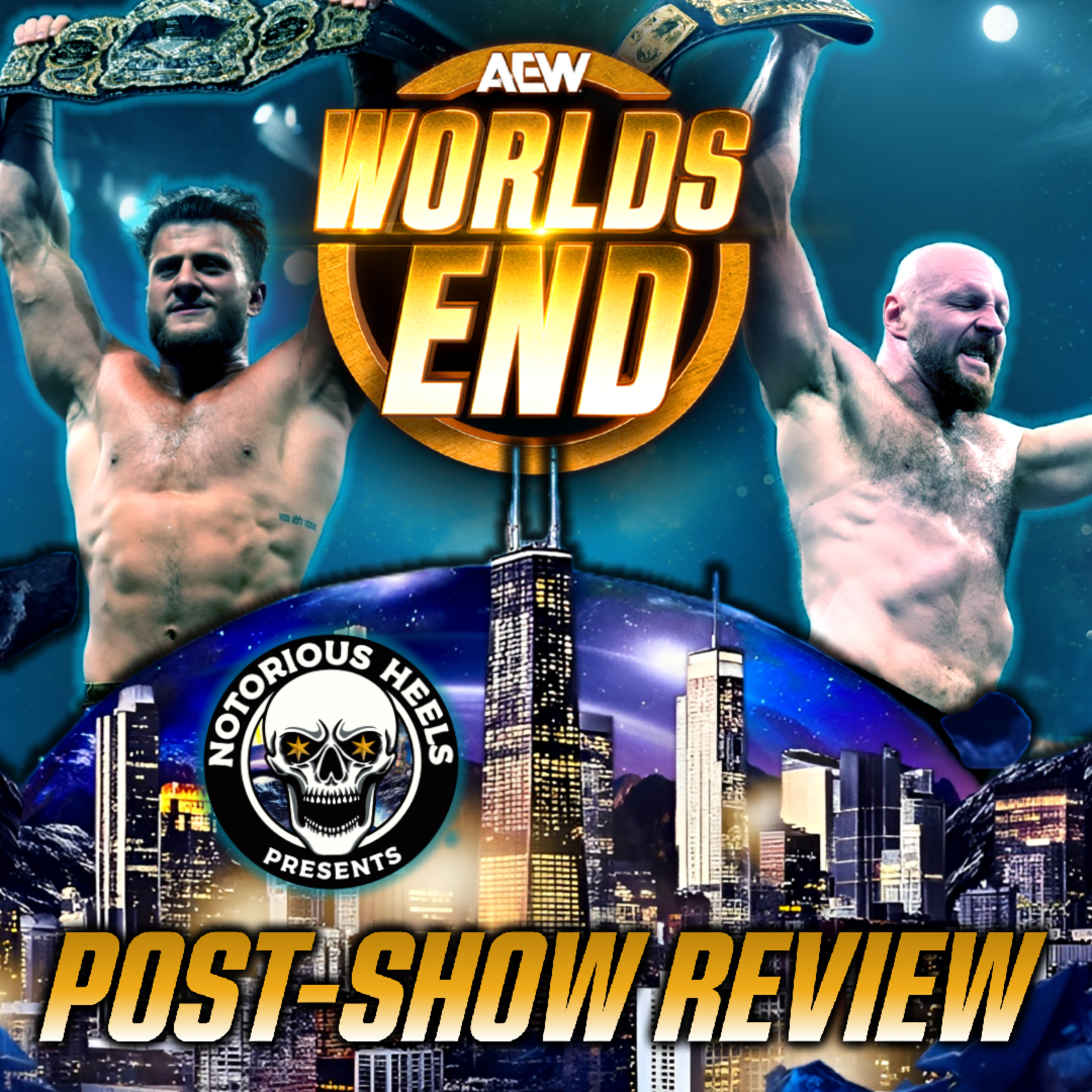 MJF REGAINS THE WORLD TITLE! MOXLEY KINGPINS THE C2! | NHP AEW WORLDS END 2025 POST SHOW REVIEW