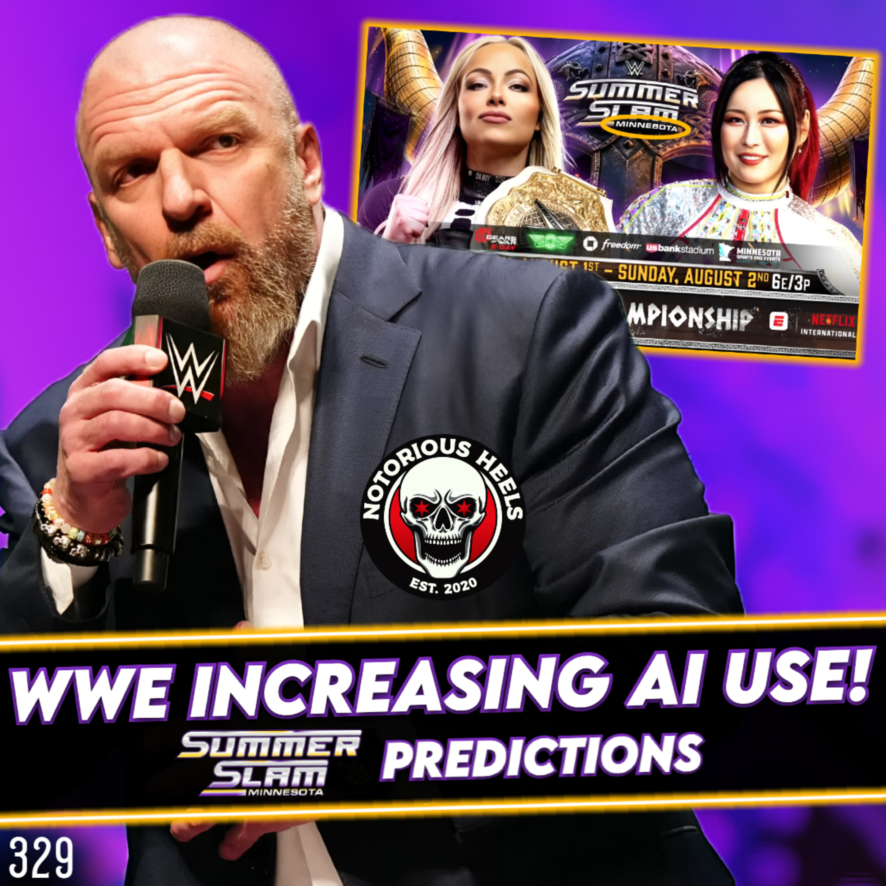 WWE Increasing AI Use! Triple H Blames Fans for The Writing! WWE SummerSlam Predictions | NHP 329