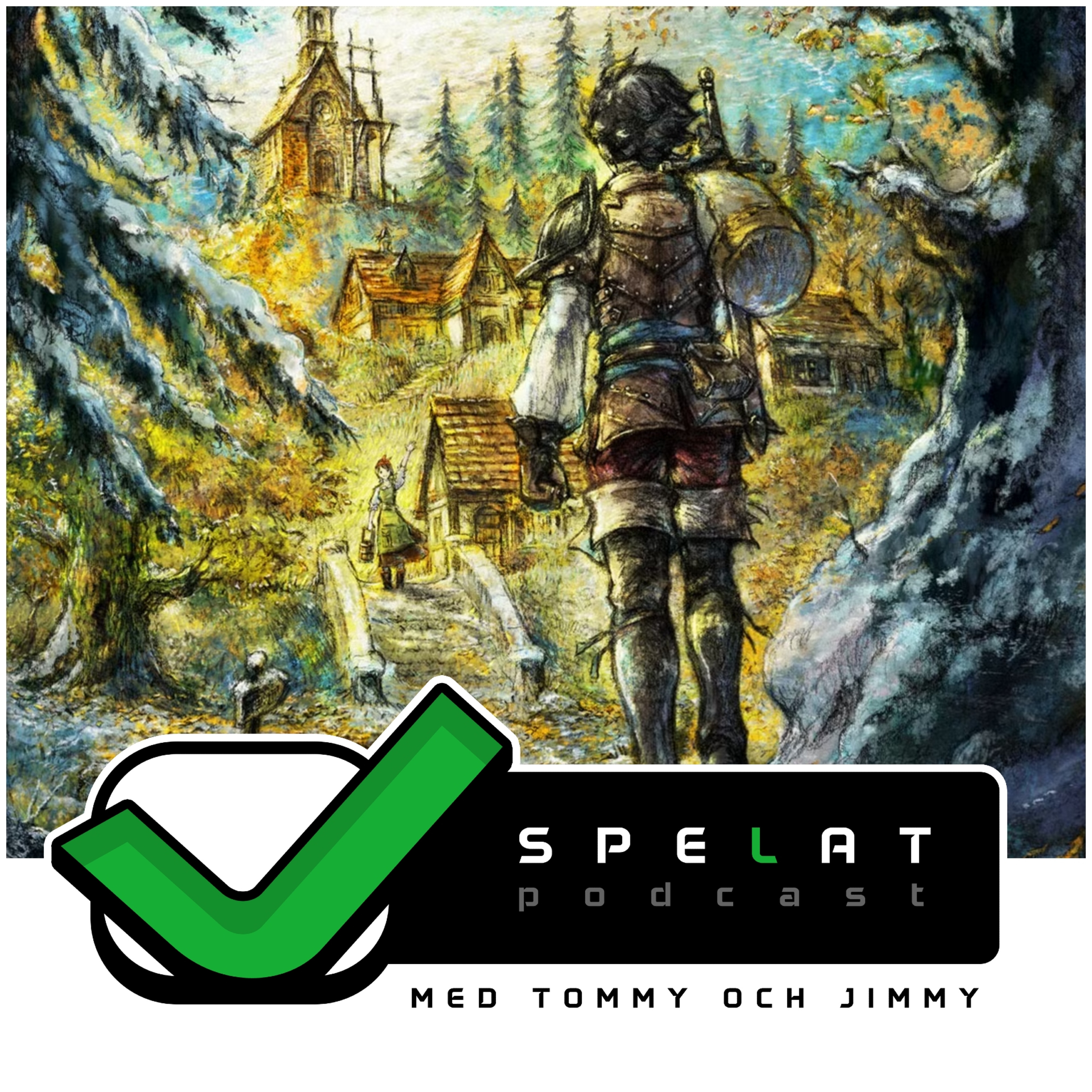 Octopath Traveler 0, Goodnight Universe och Shredders episode artwork