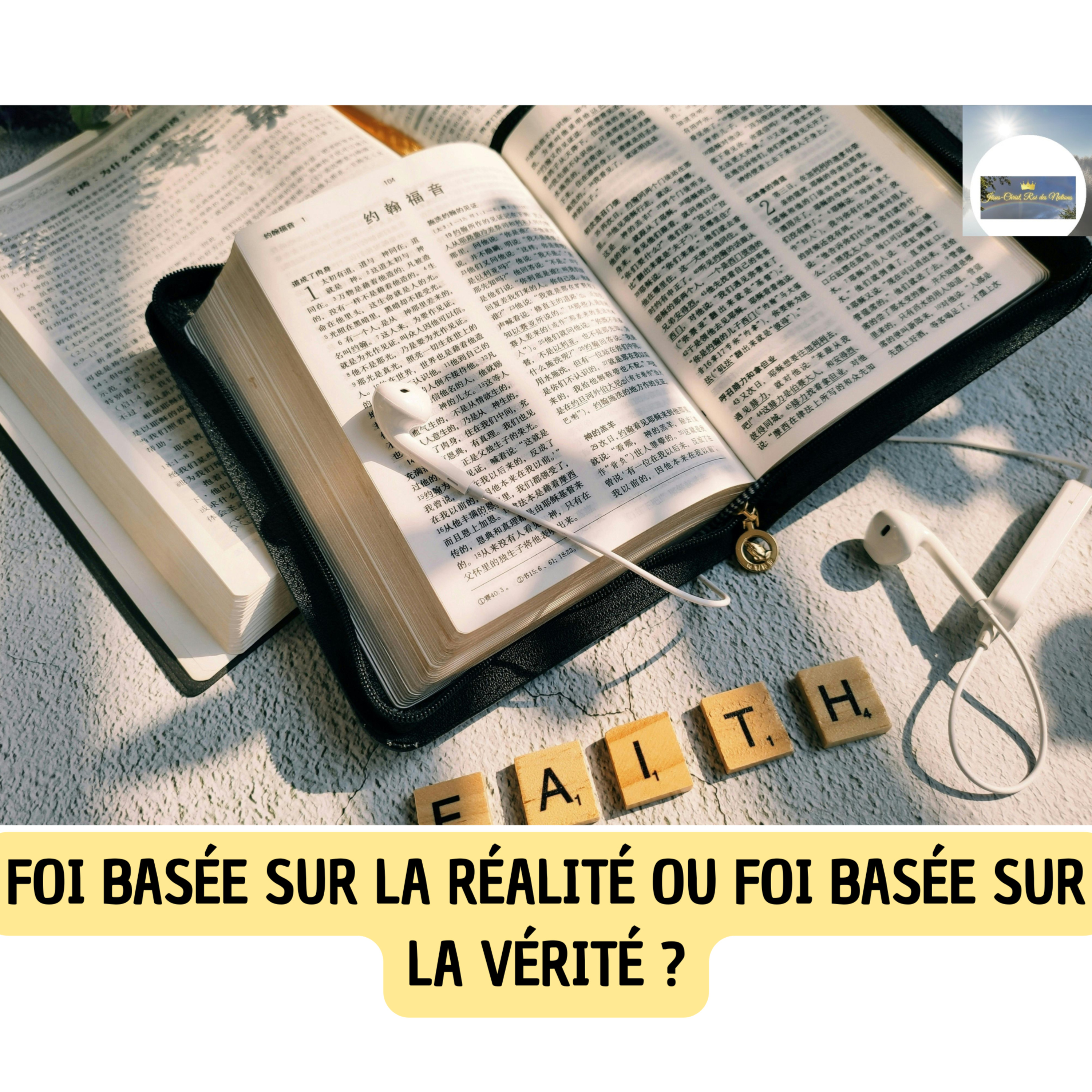 FOI BASÉE SUR LA RÉALITÉ OU FOI BASÉE SUR LA VÉRITÉ ? episode artwork