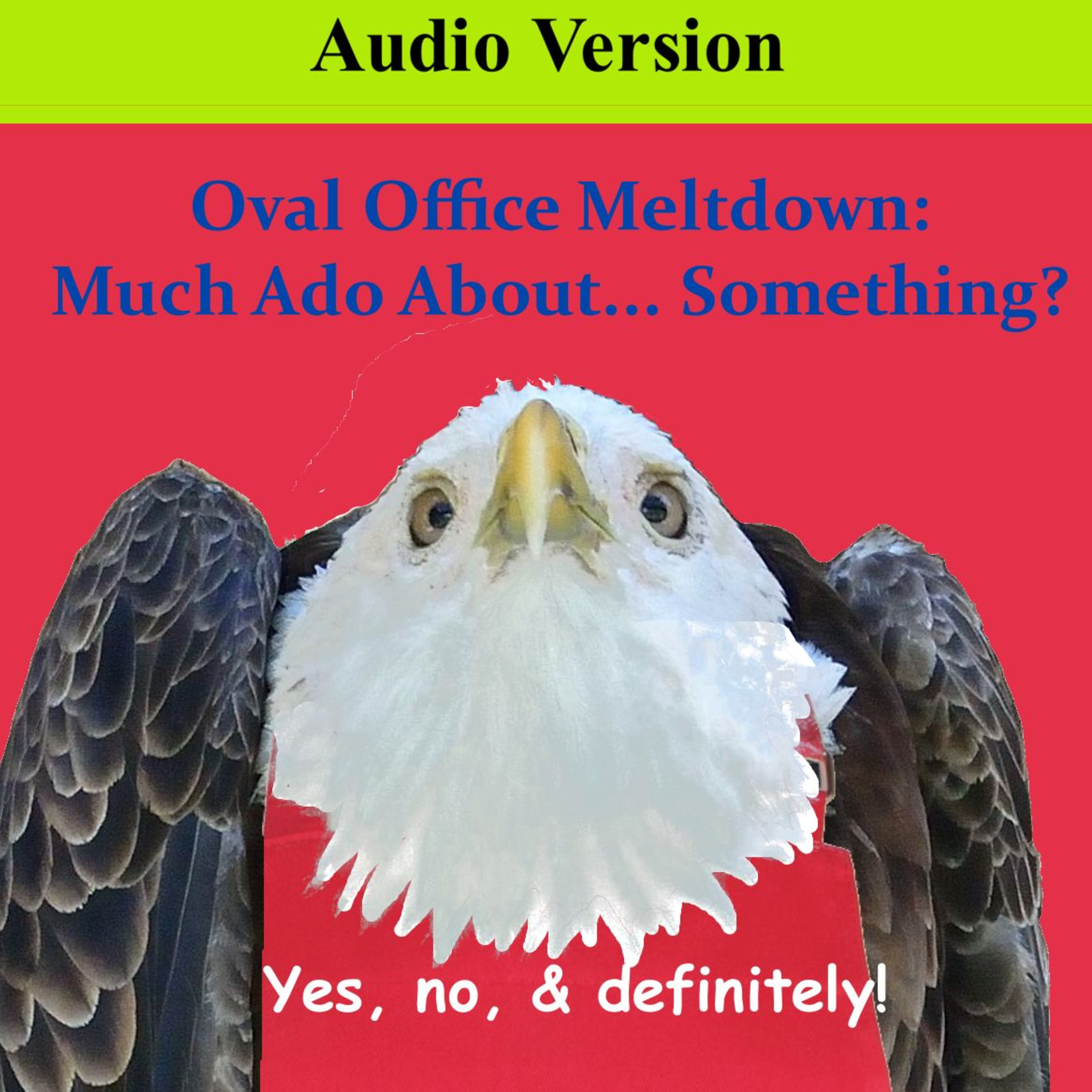 Oval Office Meltdown - Much Ado About... Something? - Audio Version episode artwork