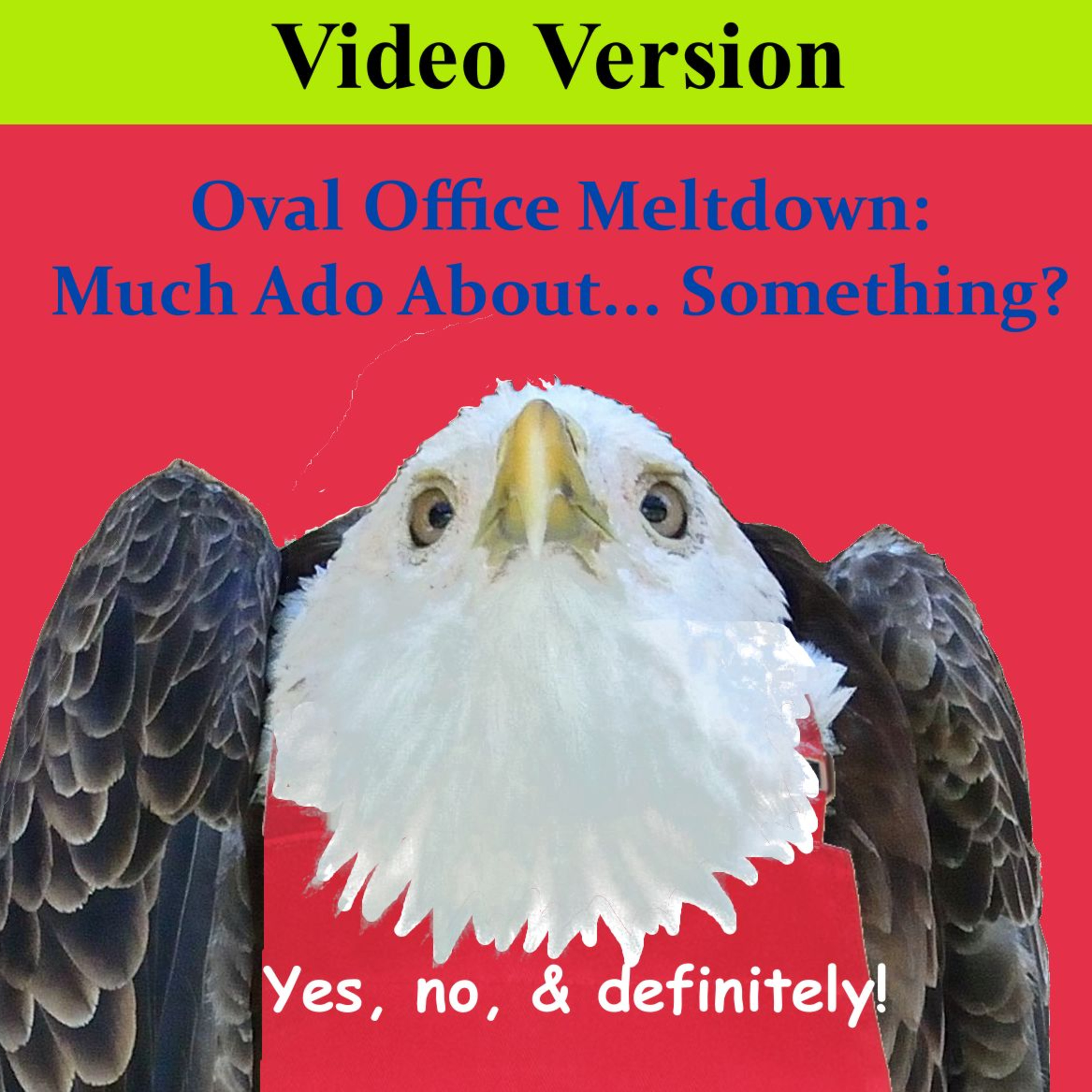 Oval Office Meltdown - Much Ado About... Something? - Video Version episode artwork