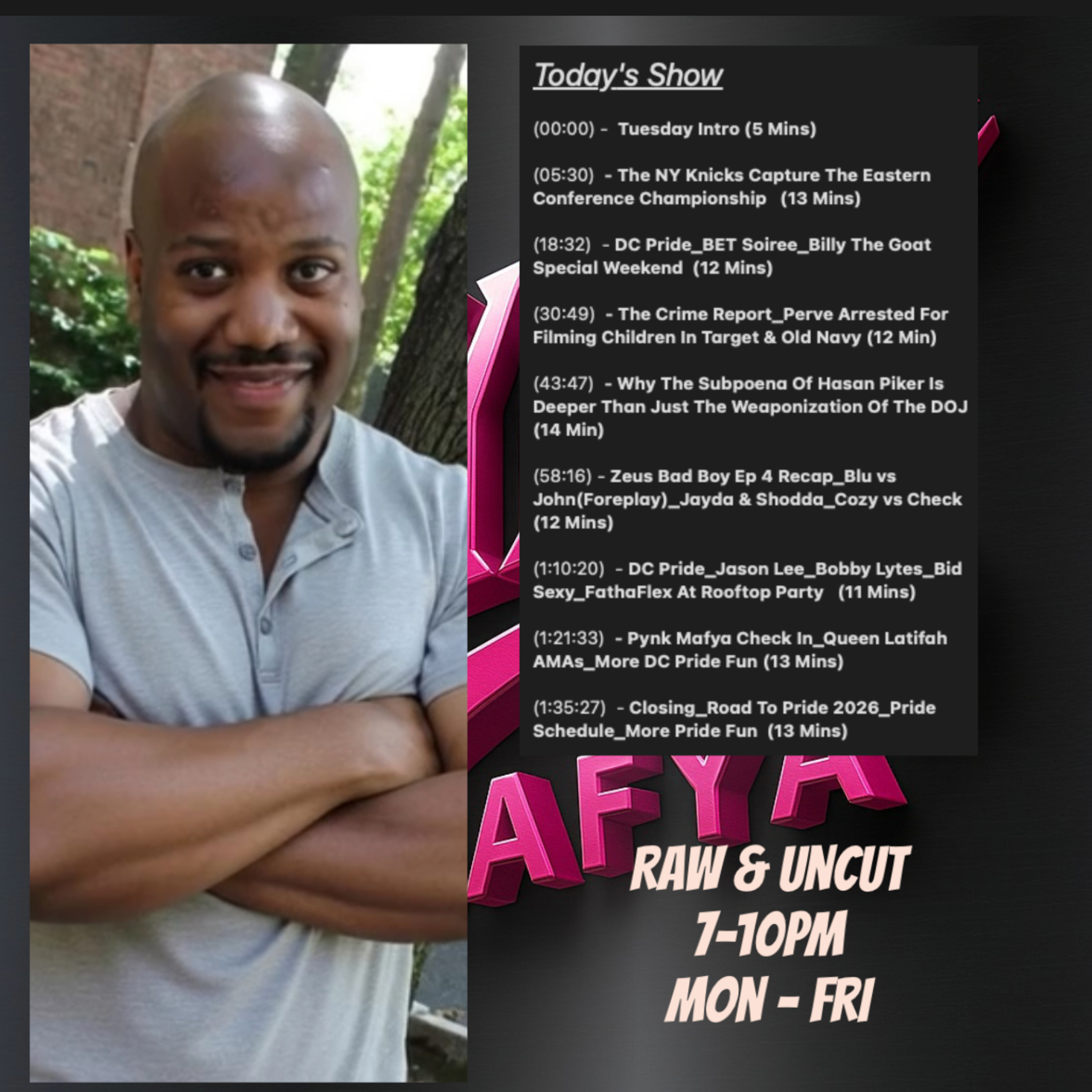 Raw n Uncut Tuesday 5/26/2026