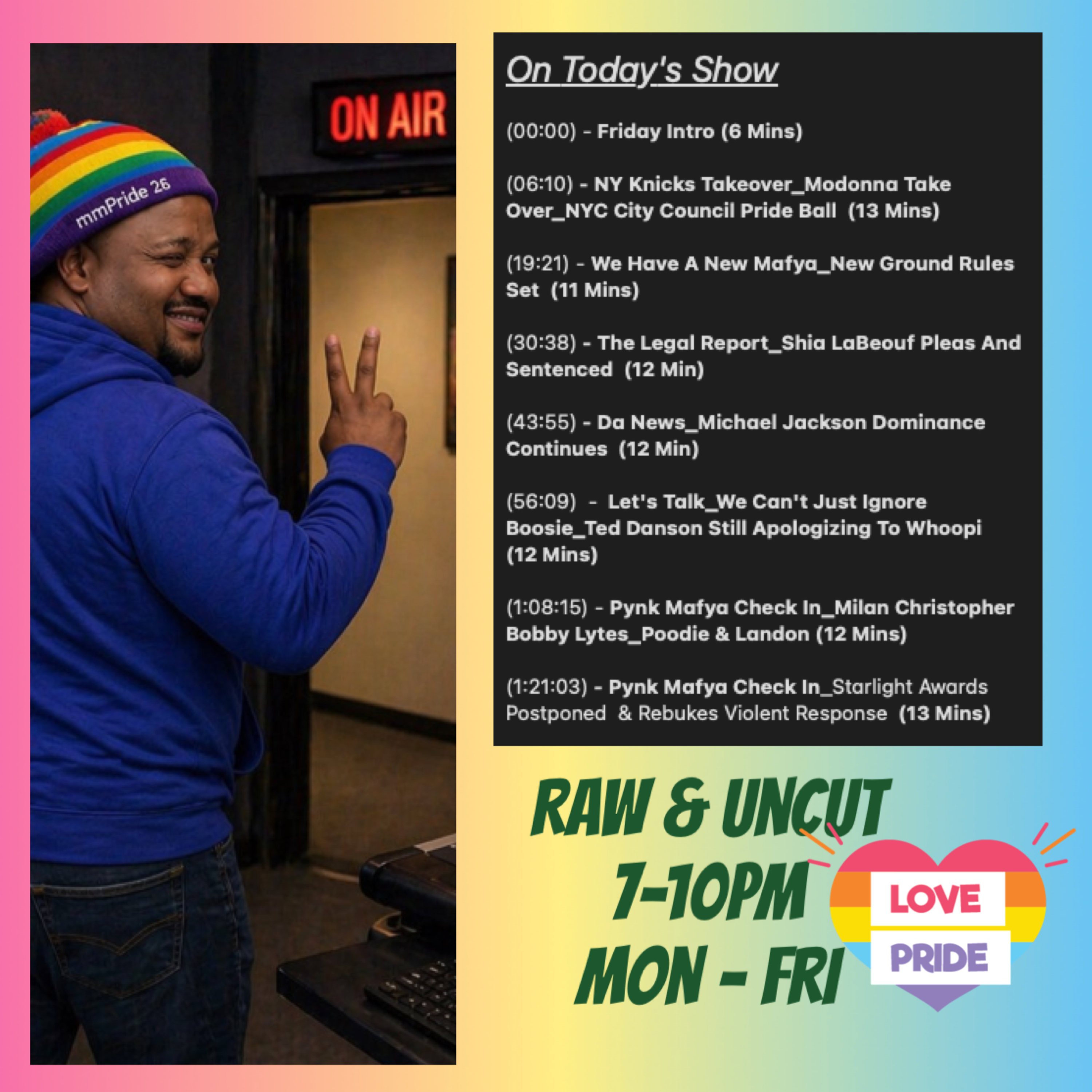 Raw n Uncut Friday 6/05/2026