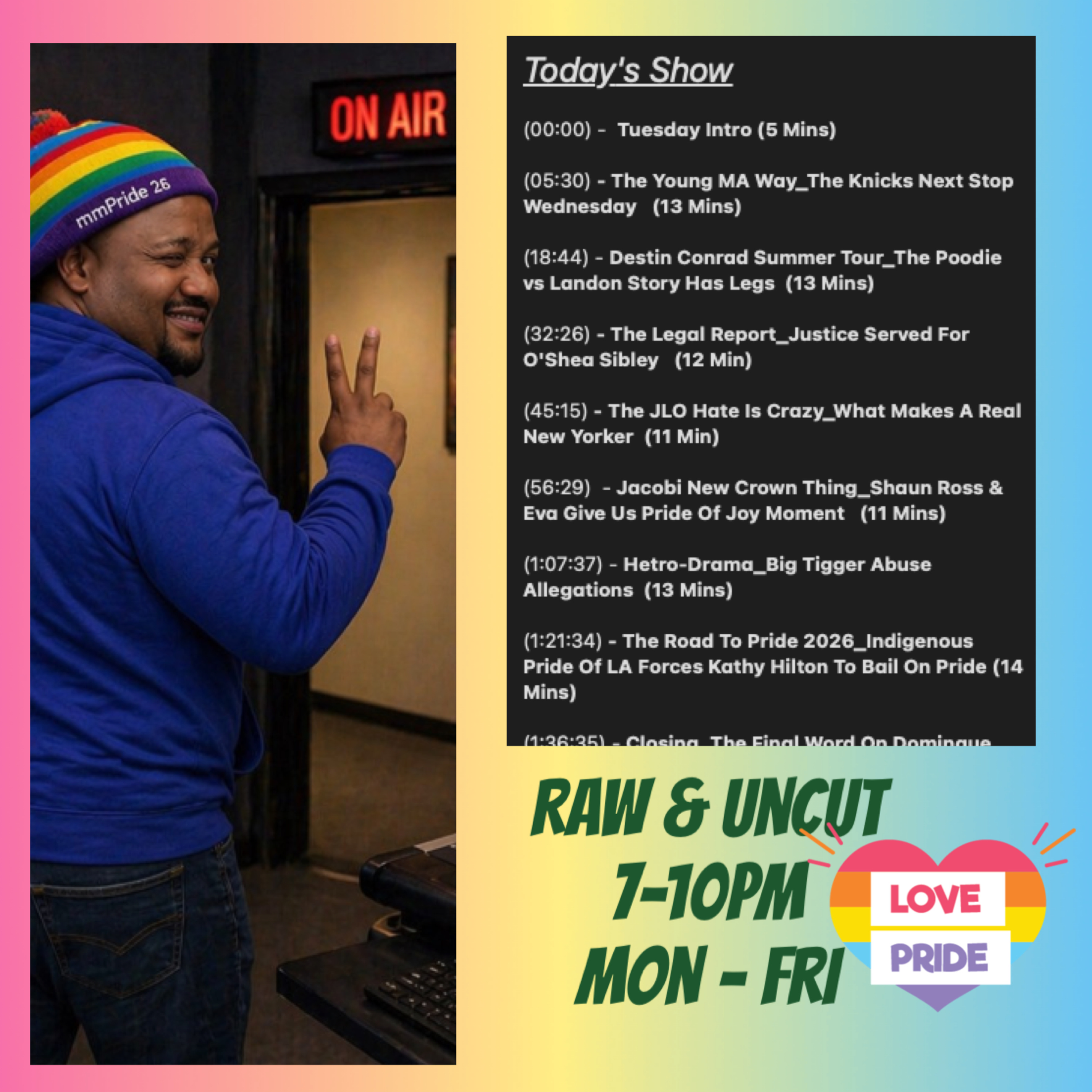 Raw And Uncut Tuesday 6/9/26