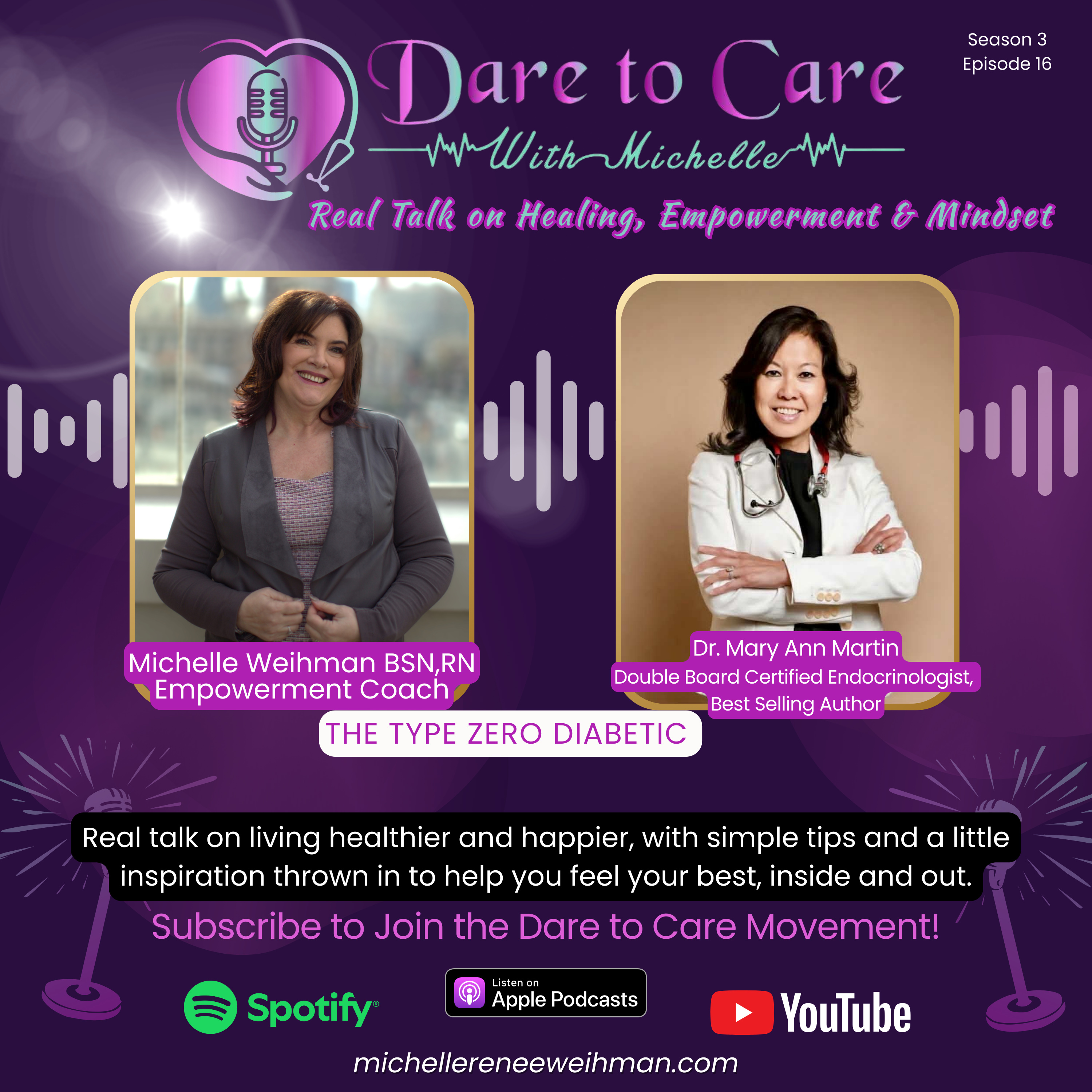 Dare to Care with Michelle: Real Talk on Healing, Empowerment & Mindset
