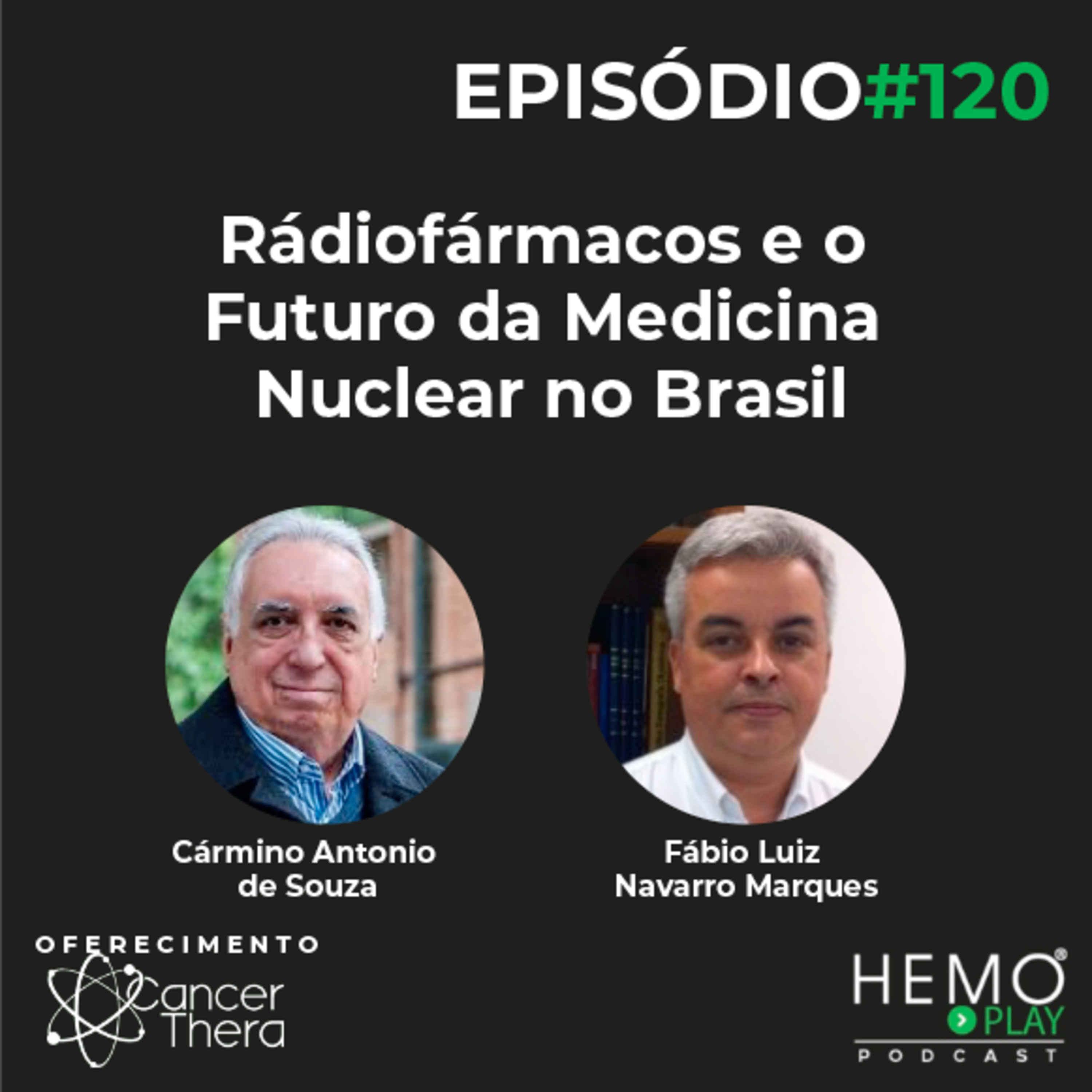 #120 - Radiofármacos e o Futuro da Medicina Nuclear no Brasil - HEMO PLAY Podcast episode artwork