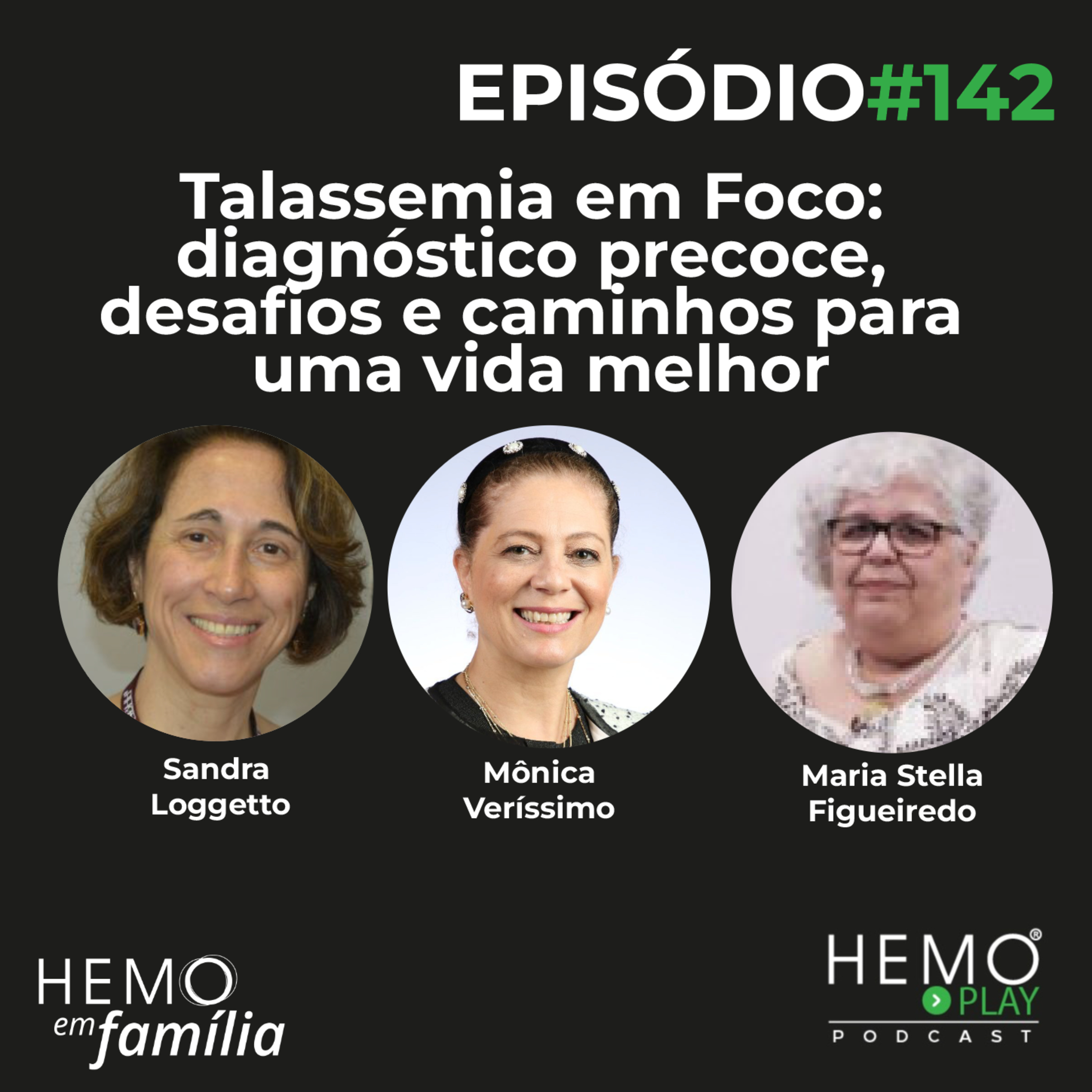 #142 - Talassemia em Foco: diagnóstico precoce, desafios e caminhos para uma vida melhor - HEMO PLAY Podcast episode artwork