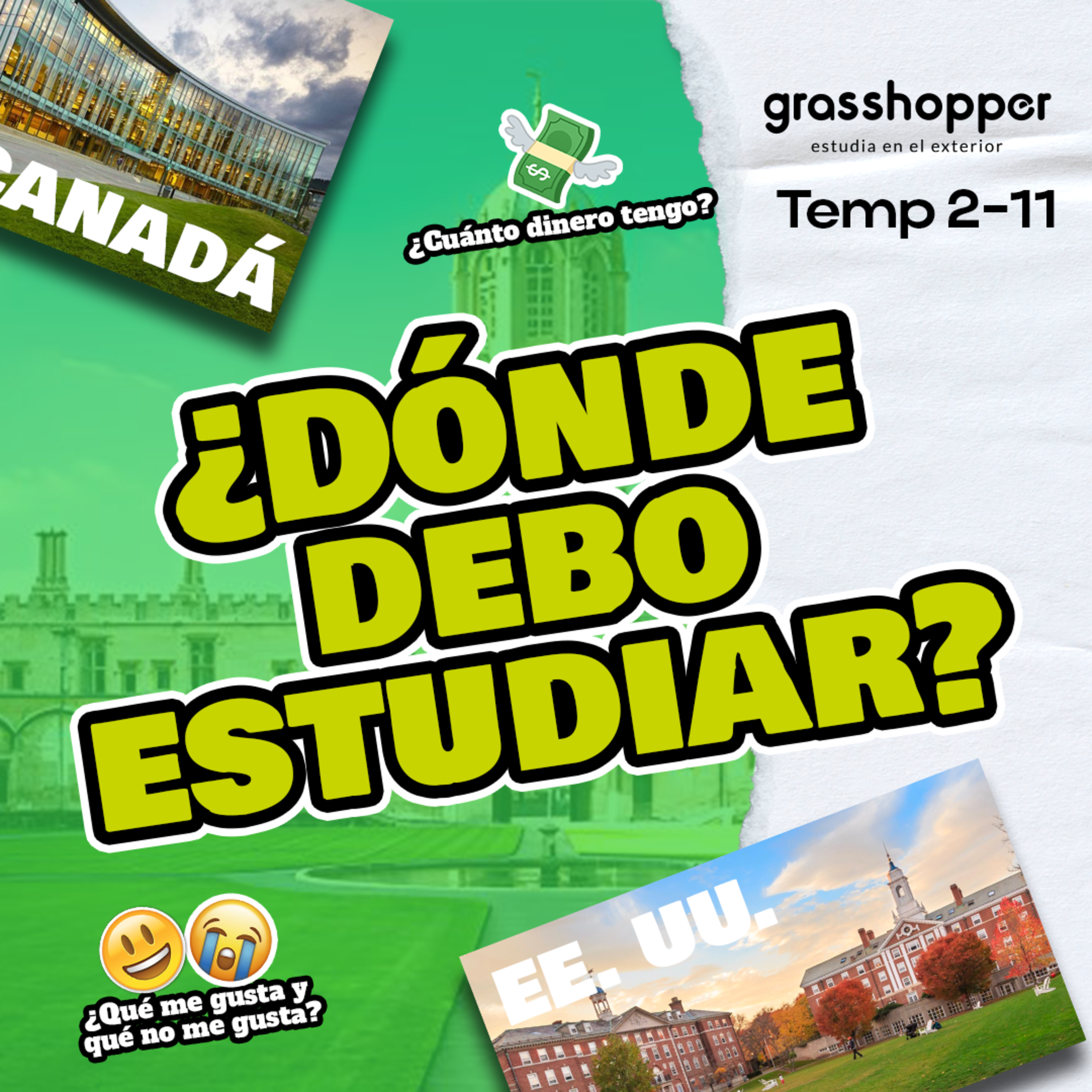 Portada de Grasshopper, Estudios en el Exterior