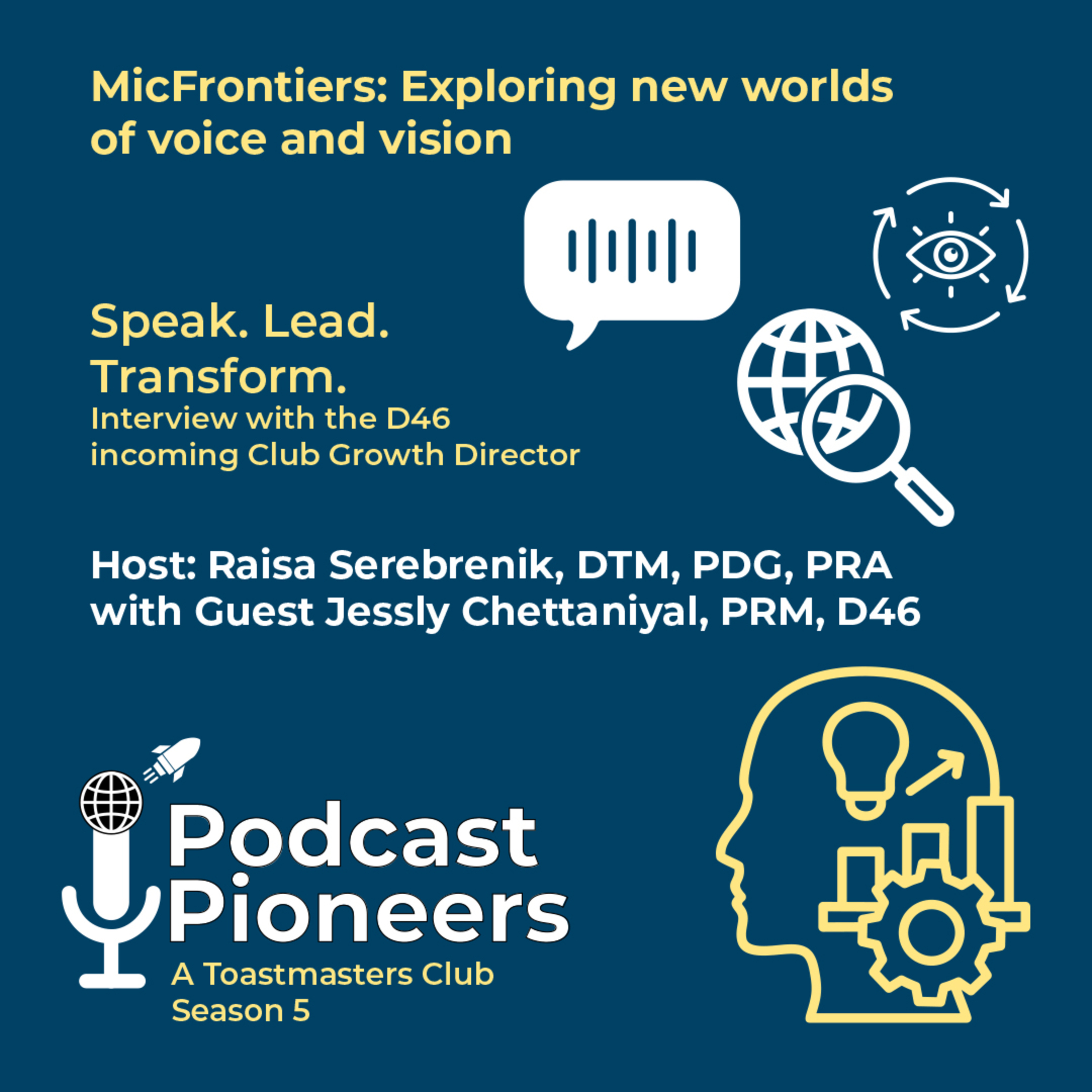 Speak. Lead. Transform. prepared by Raisa Serbrenik -Season 5: MicFrontiers: Exploring new worlds of voice and vision episode artwork
