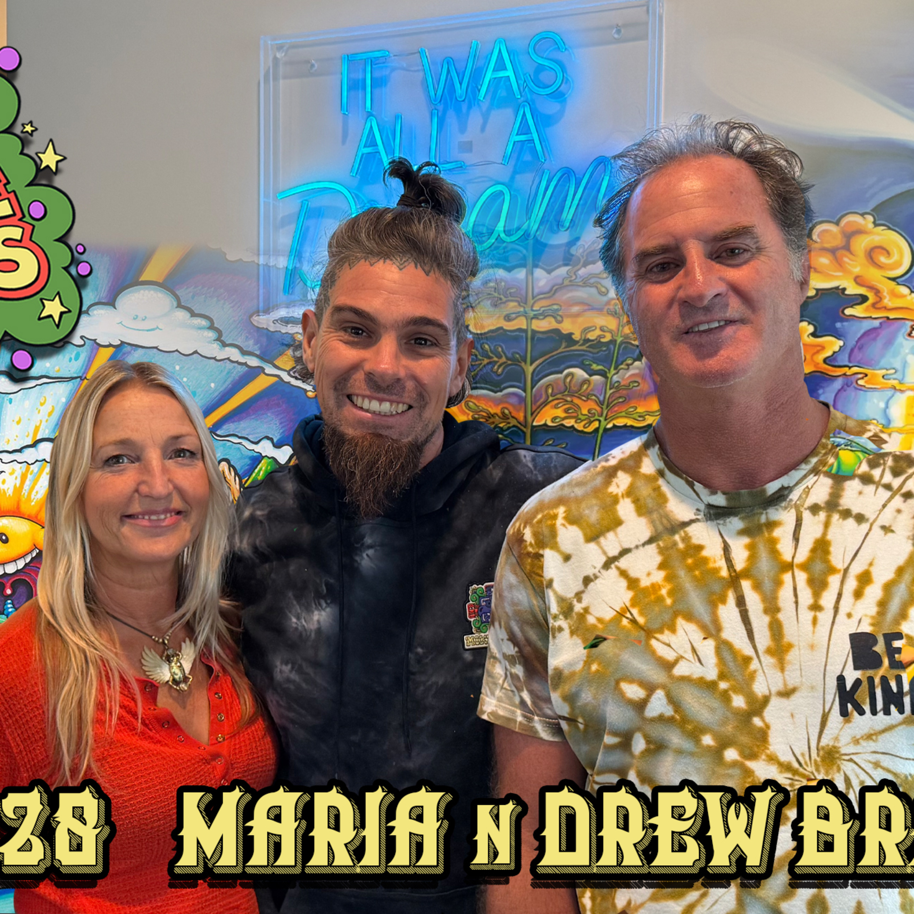 # 128 - Drew Brophy and Maria Brophy (Surf Artist and Author) episode artwork