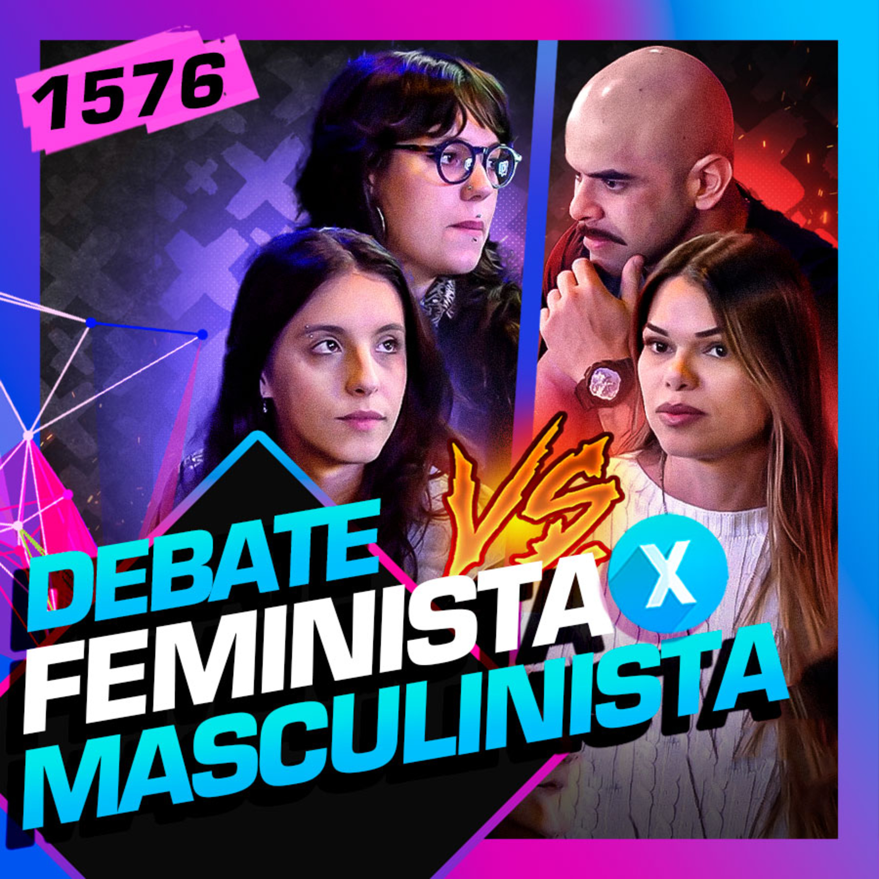 1576 - DEBATE: FEMINISTA X MASCULINISTA: SARDÁ, MANDI X JAMILY, SALDANHA - Inteligência Ltda. episode artwork