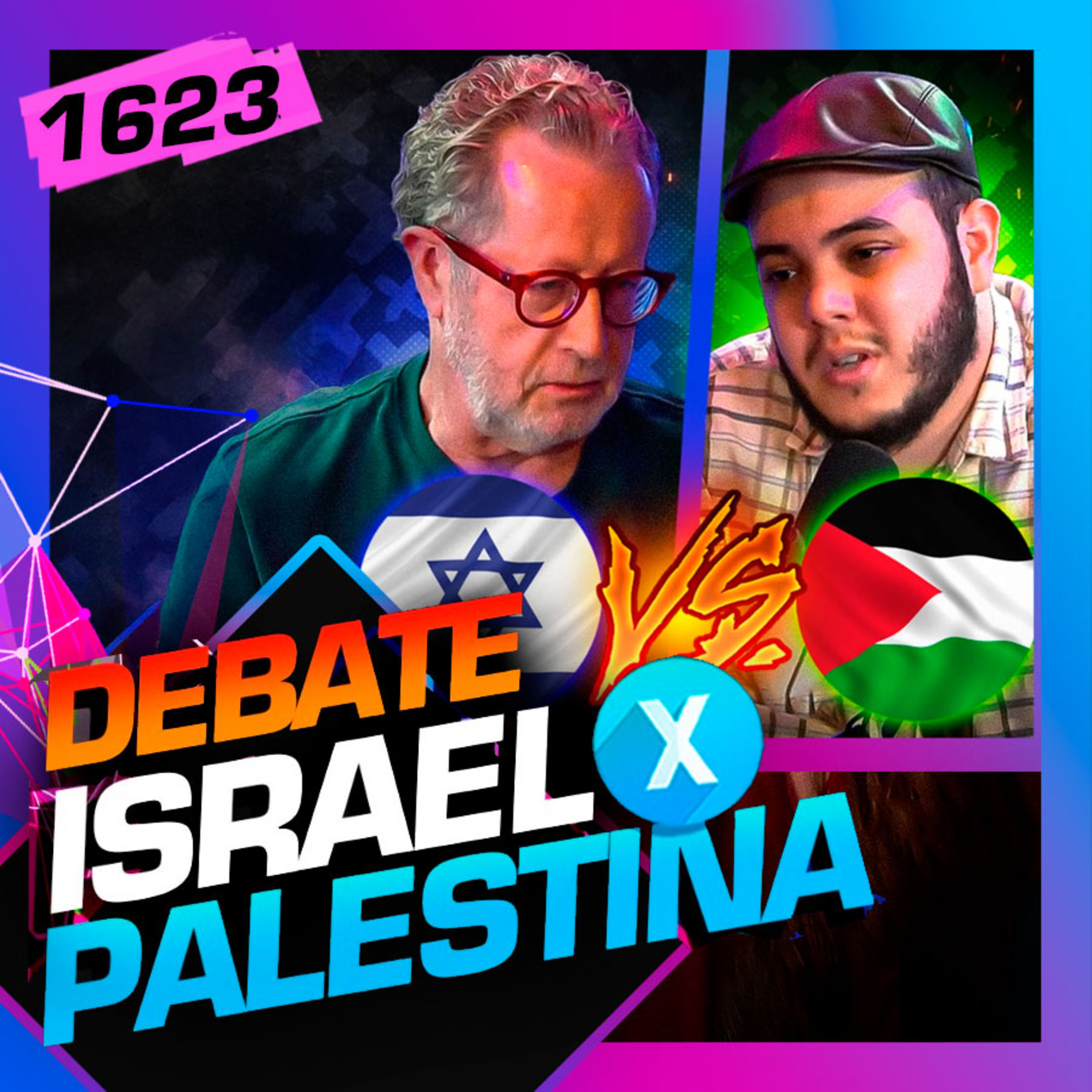 1623 - DEBATE: ISRAEL X PALESTINA - MARCIO PITLIUK X MANSUR PEIXOTO - Inteligência Ltda. episode artwork