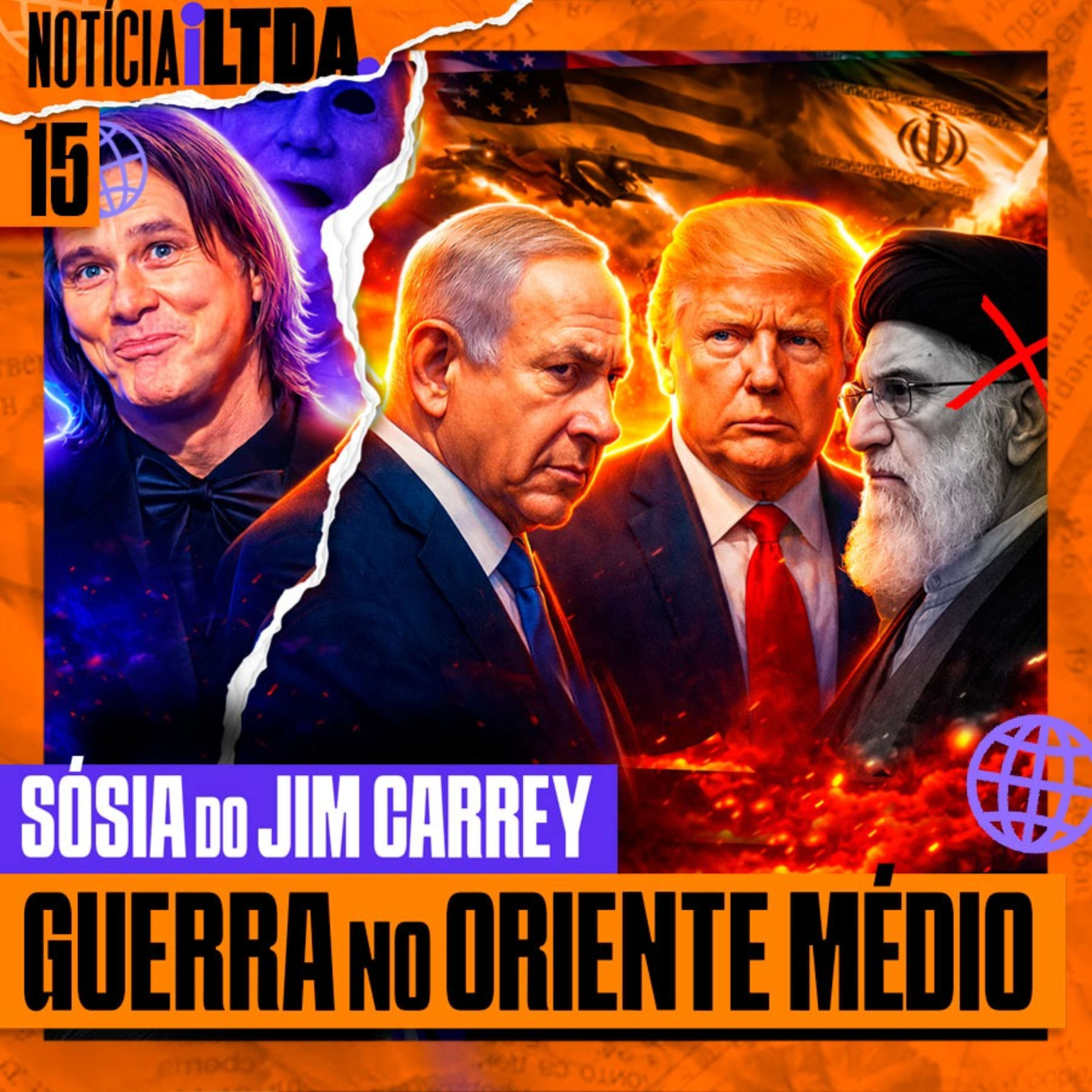 015 - SÓSIA DO JIM CARREY | GUERRA NO ORIENTE MÉDIO | JABBOUR X BATTISTA | e MAIS