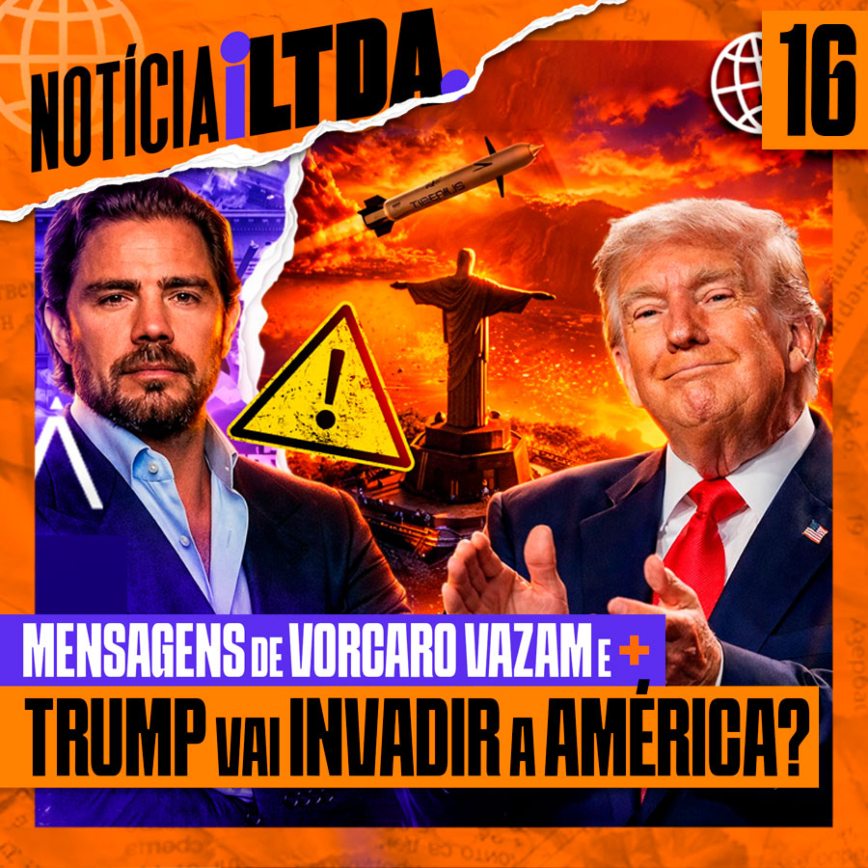 016 - MENSAGENS DE VORCARO | TRUMP VAI INVADIR A AMÉRICA | MAHSIMA X PEIXOTO e MAIS
