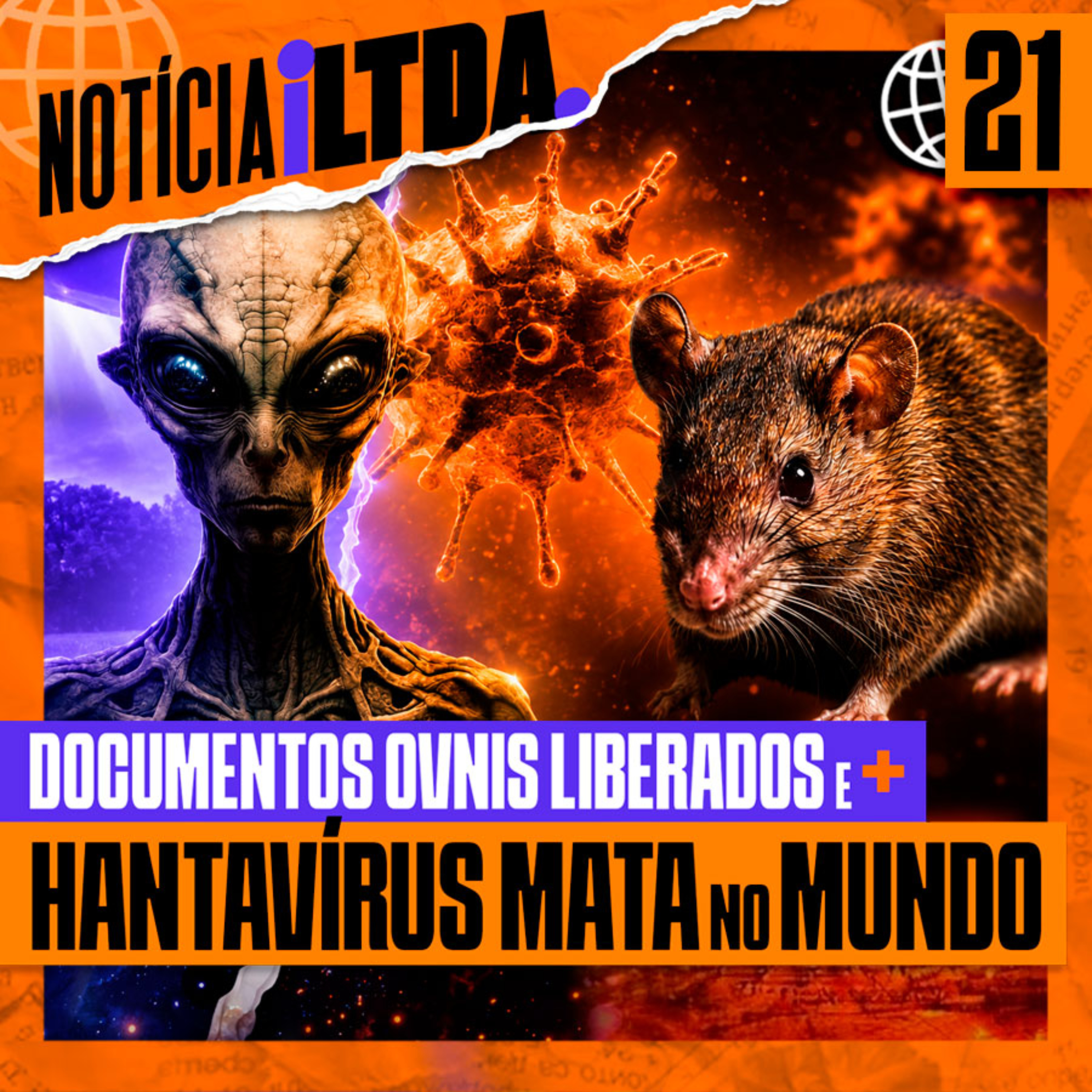 021 - DOCUMENTOS DE OVNIS LIBERADOS + HANTAVÍRUS MATA NO MUNDO
