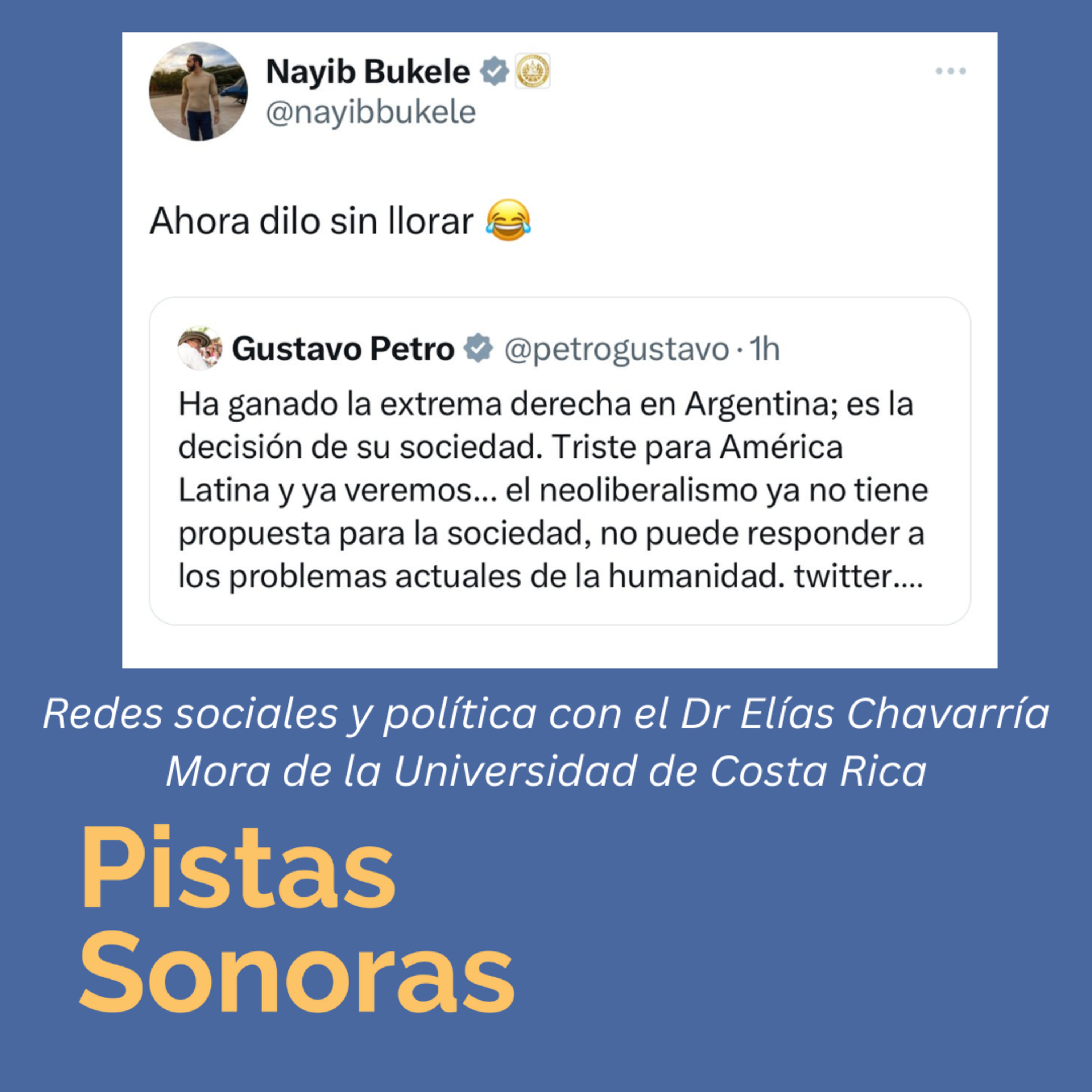 Redes sociales y política con el Dr Elías Chavarría Mora