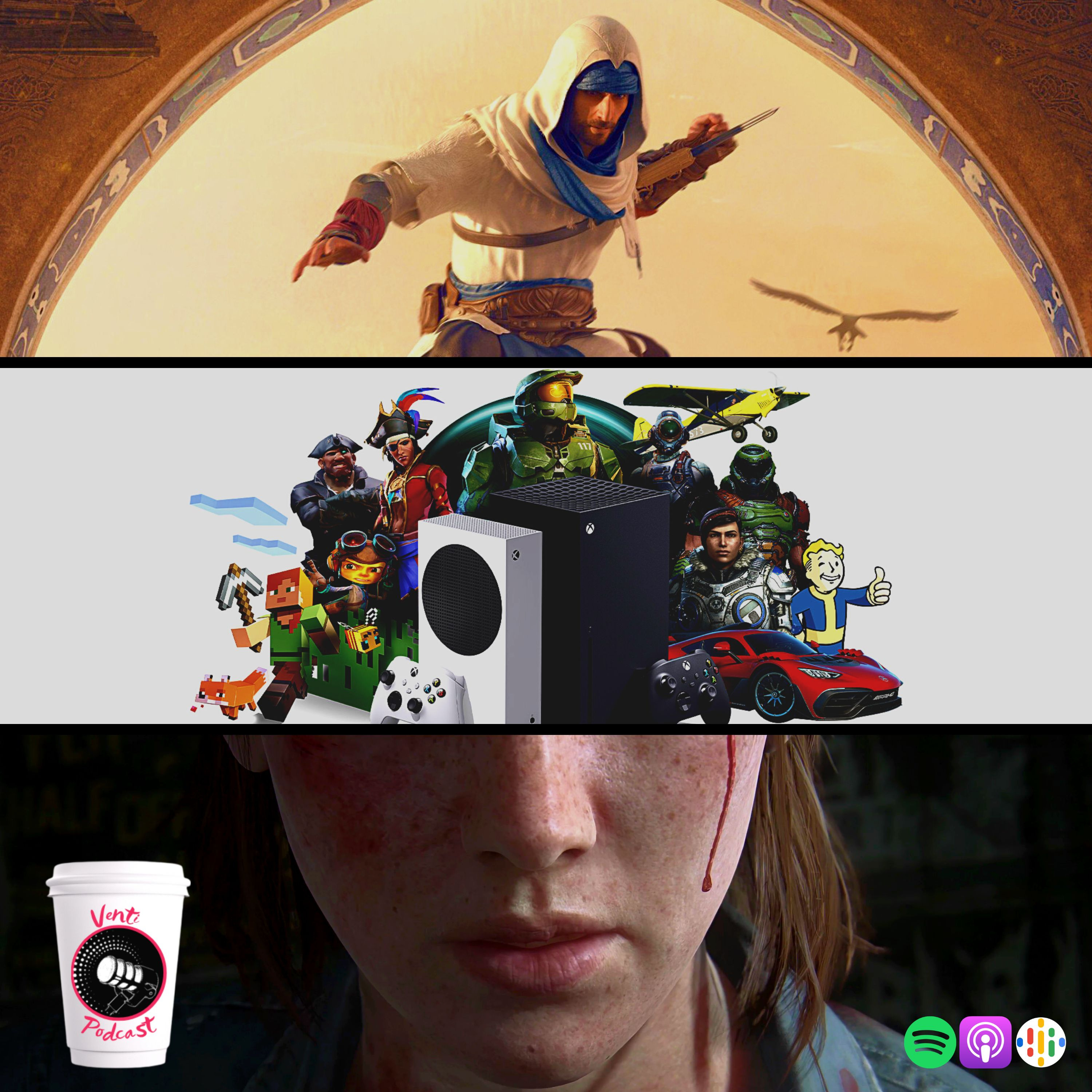 Venti Podcast #265: Assassin’s Creed Mirage, Game Pass Friends & Family y nuevas ediciones para The Last of Us Part II episode artwork