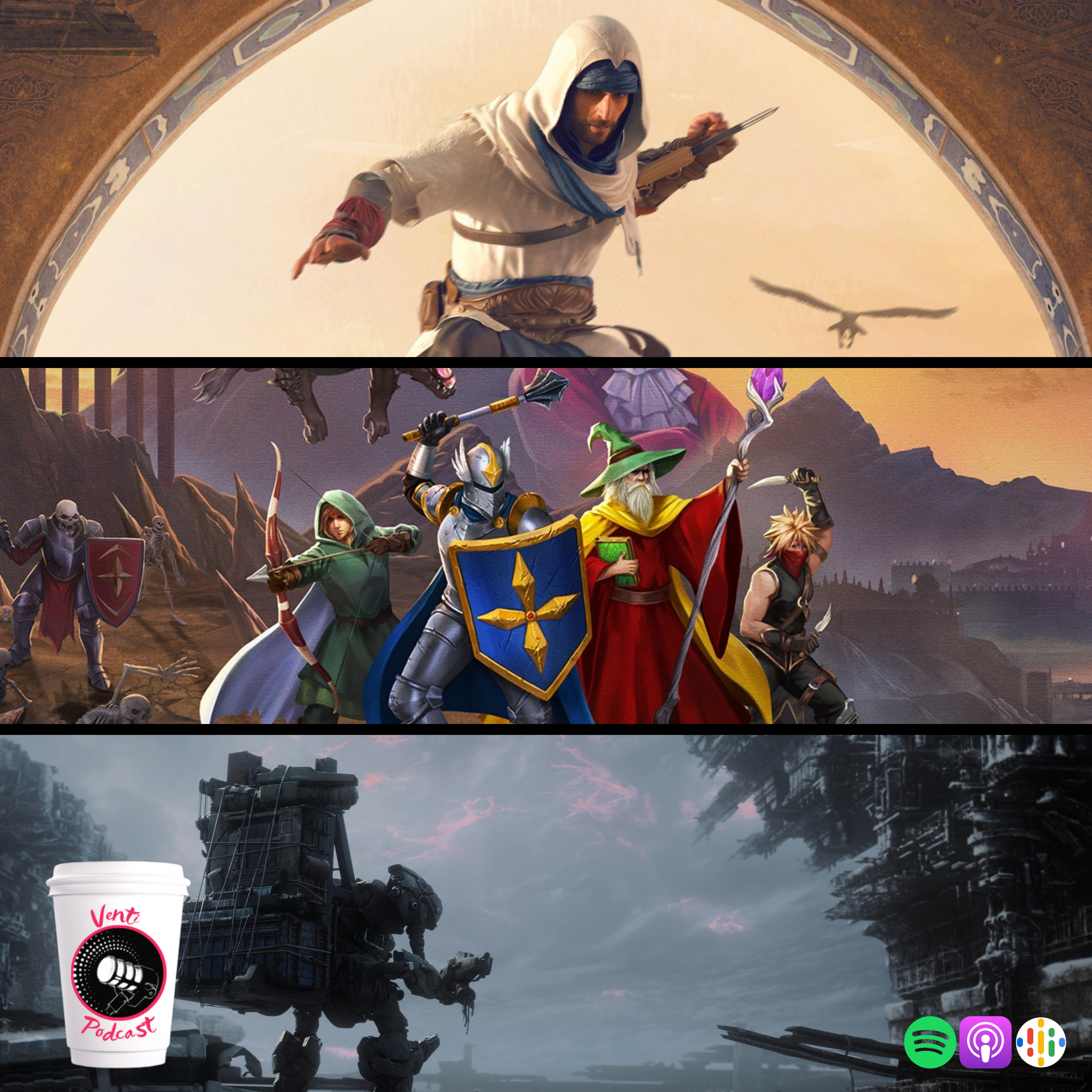 Venti Podcast #285: Assassin’s Creed se adelanta, los requisitos de Armored Core VI y los lanzamientos de la semana episode artwork