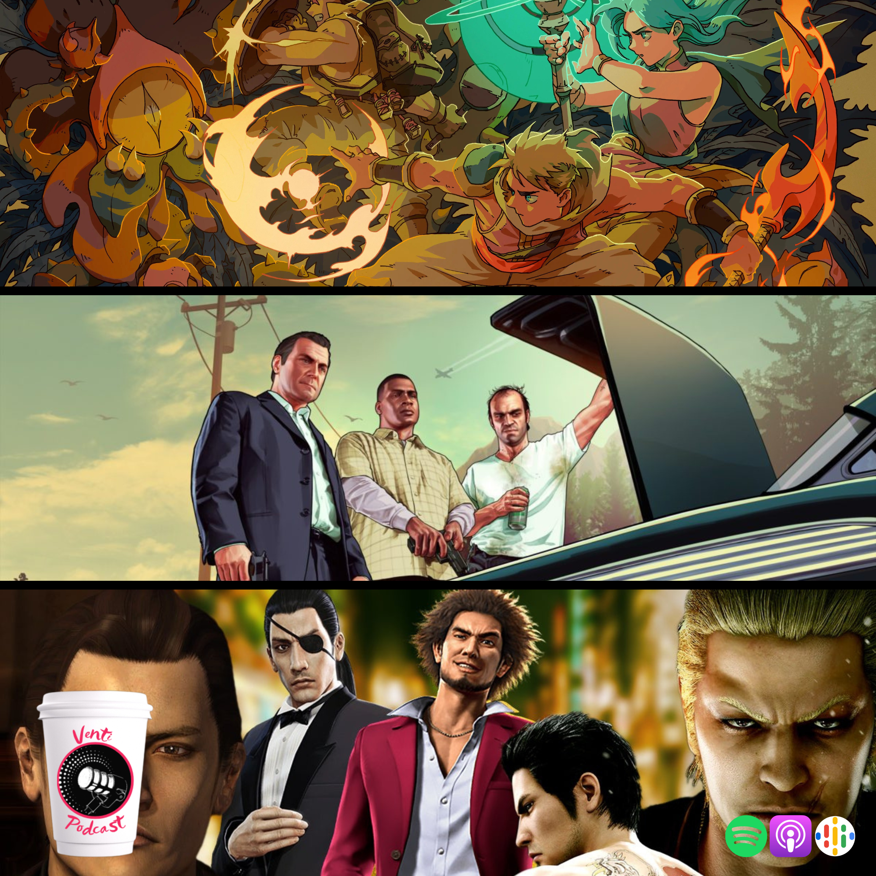 Venti Podcast #293: DLCs confirmados para FFXVI y Sea of Stars, rumores de Rockstar, lo nuevo del creador de Yakuza y los lanzamientos de la semana episode artwork