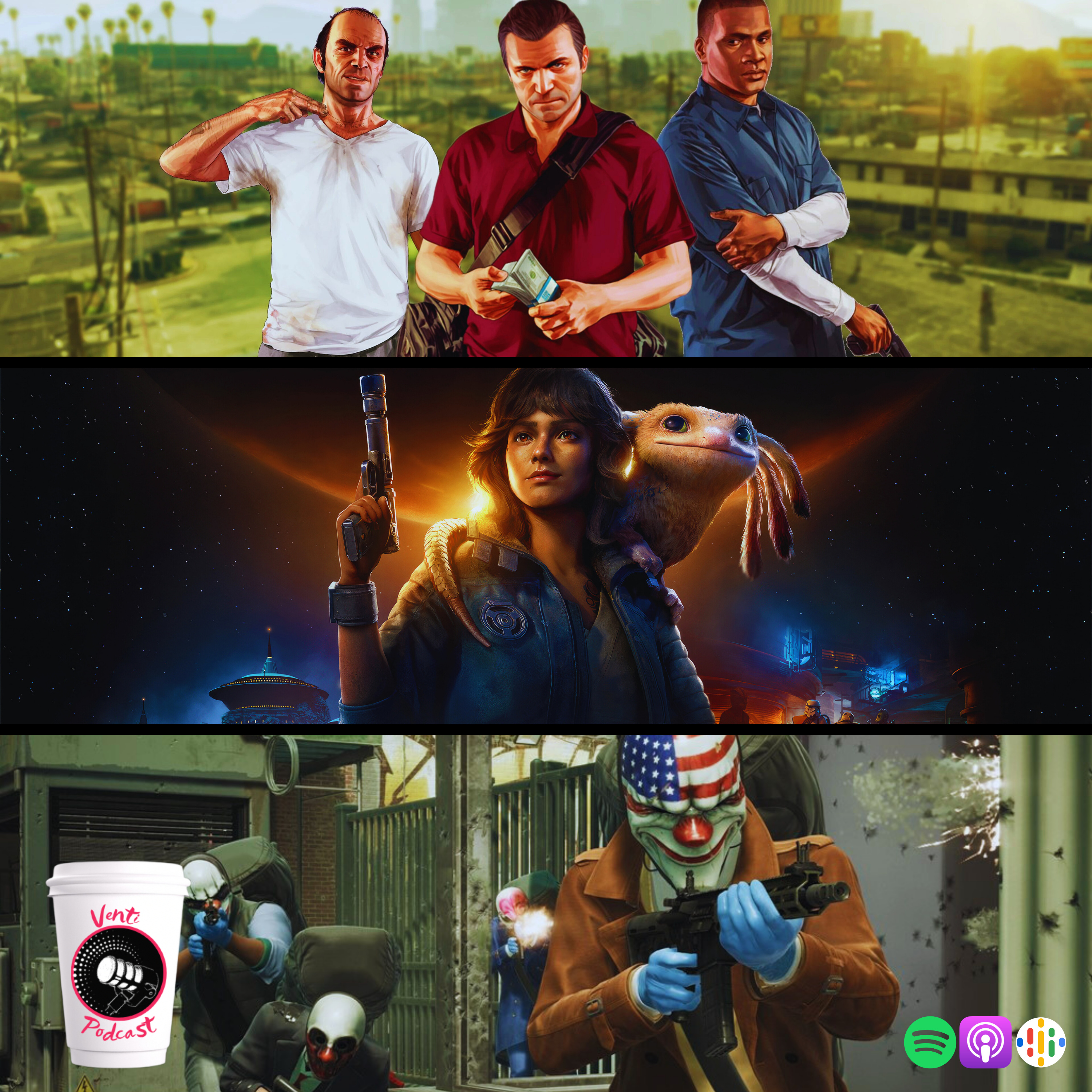Venti Podcast #315: Netflix quiere su GTA, Payday 3 en problemas, Star Wars Outlaws y los juegos de Activision en el Game Pass episode artwork