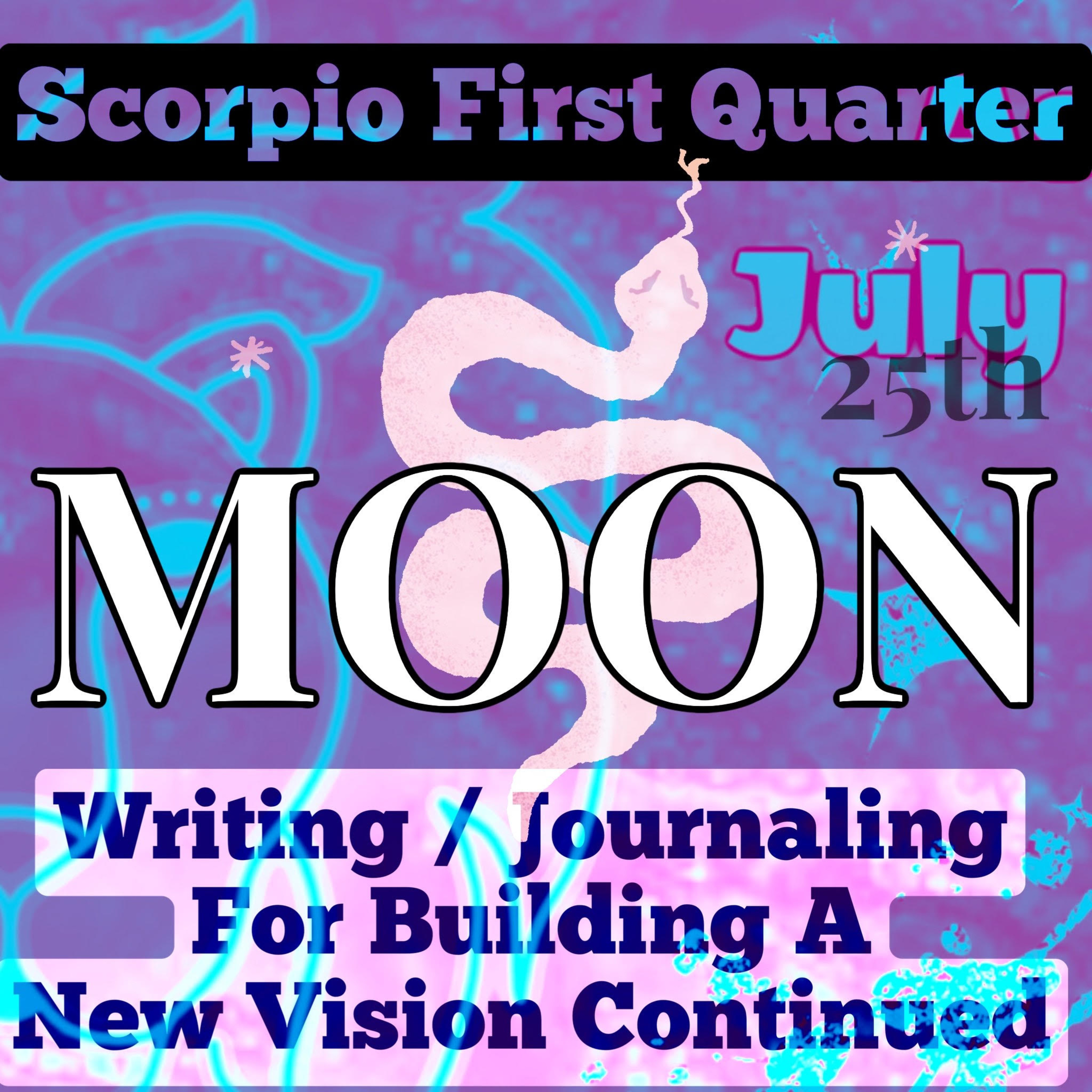 🌙 MOON JOURNALING CHALLENGE : 🦂 SCORPIO FIRST QUARTER MOON - TYG CLIPS